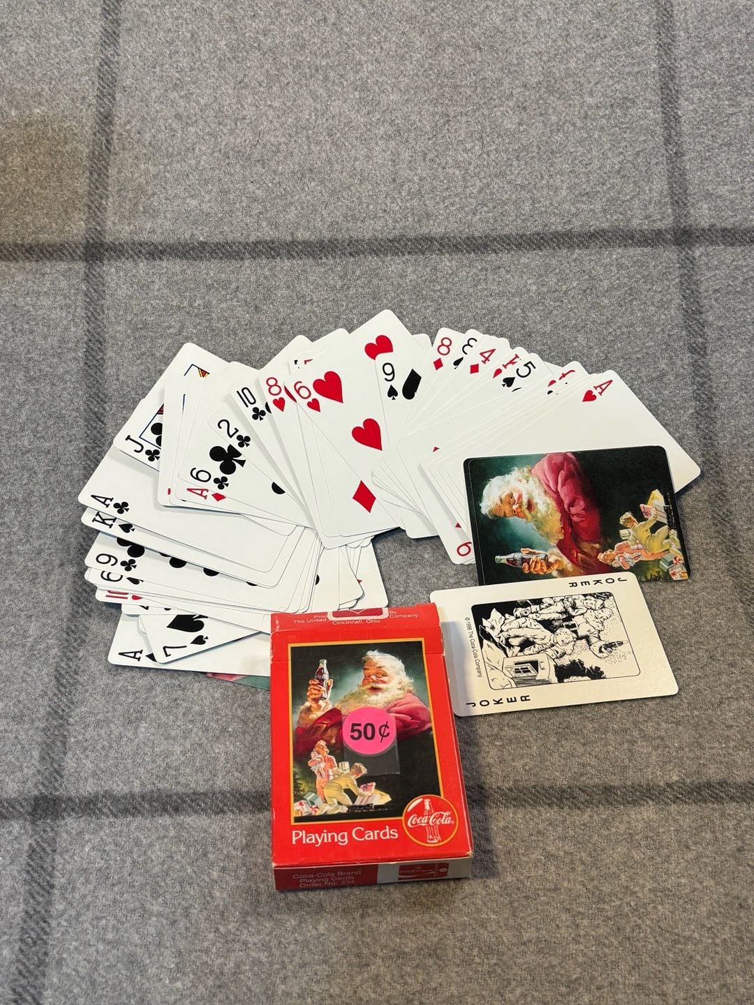Coca-Cola 1996 Santa Playing Cards 2