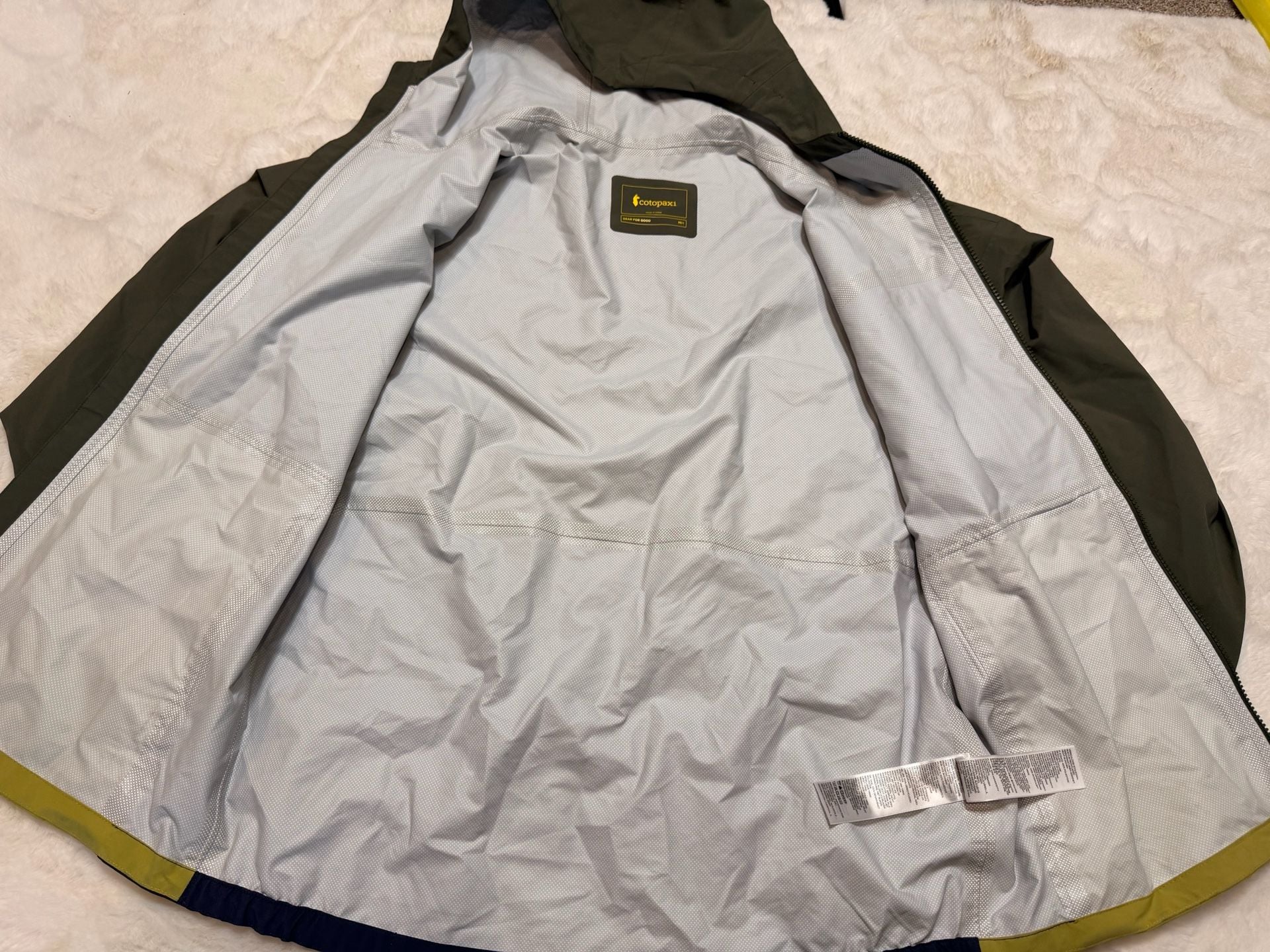 Cotopaxi Cielo Rain Jacket Size M Green Blue 9