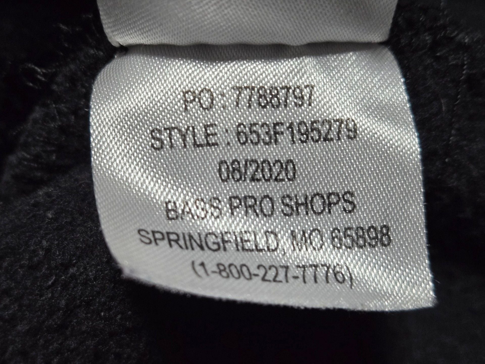 Cabela's Graphic Hoodie Size XL Reg Black Pink Pullover Sweatshirt 10