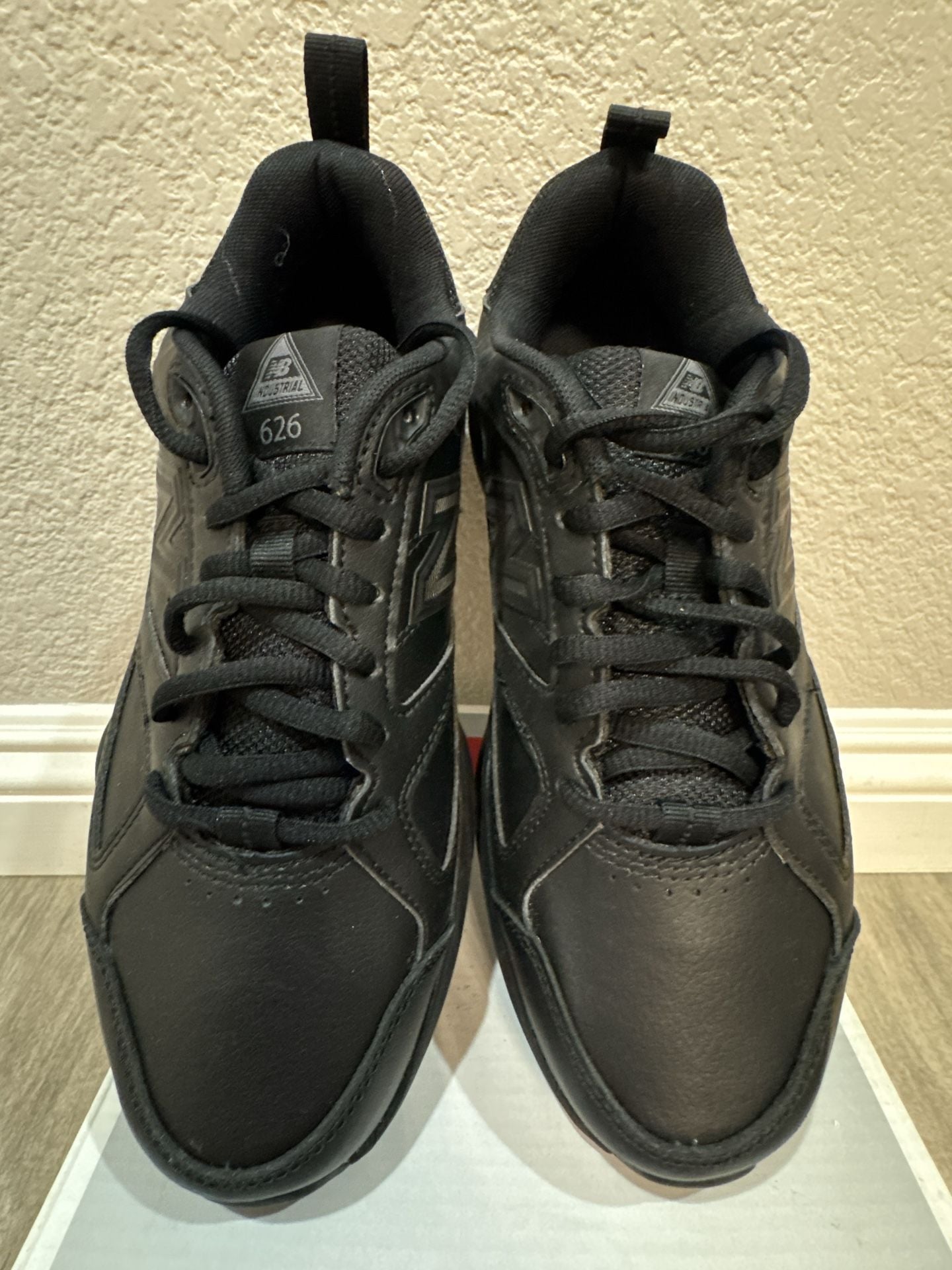 New Balance Industrial 626 Size 7 Wide Black Leather Slip Resistant Shoes 2