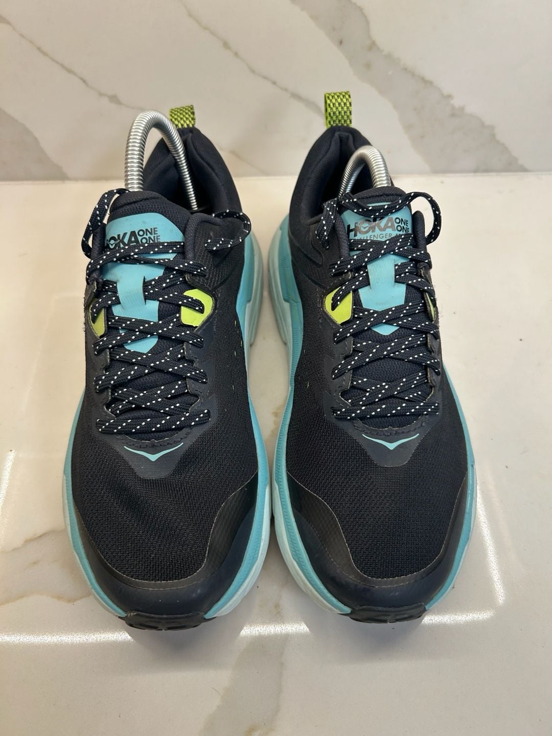 HOKA Challenger ATR 6 Black Blue Glass Trail Running Shoes (Size: 9.5) 3