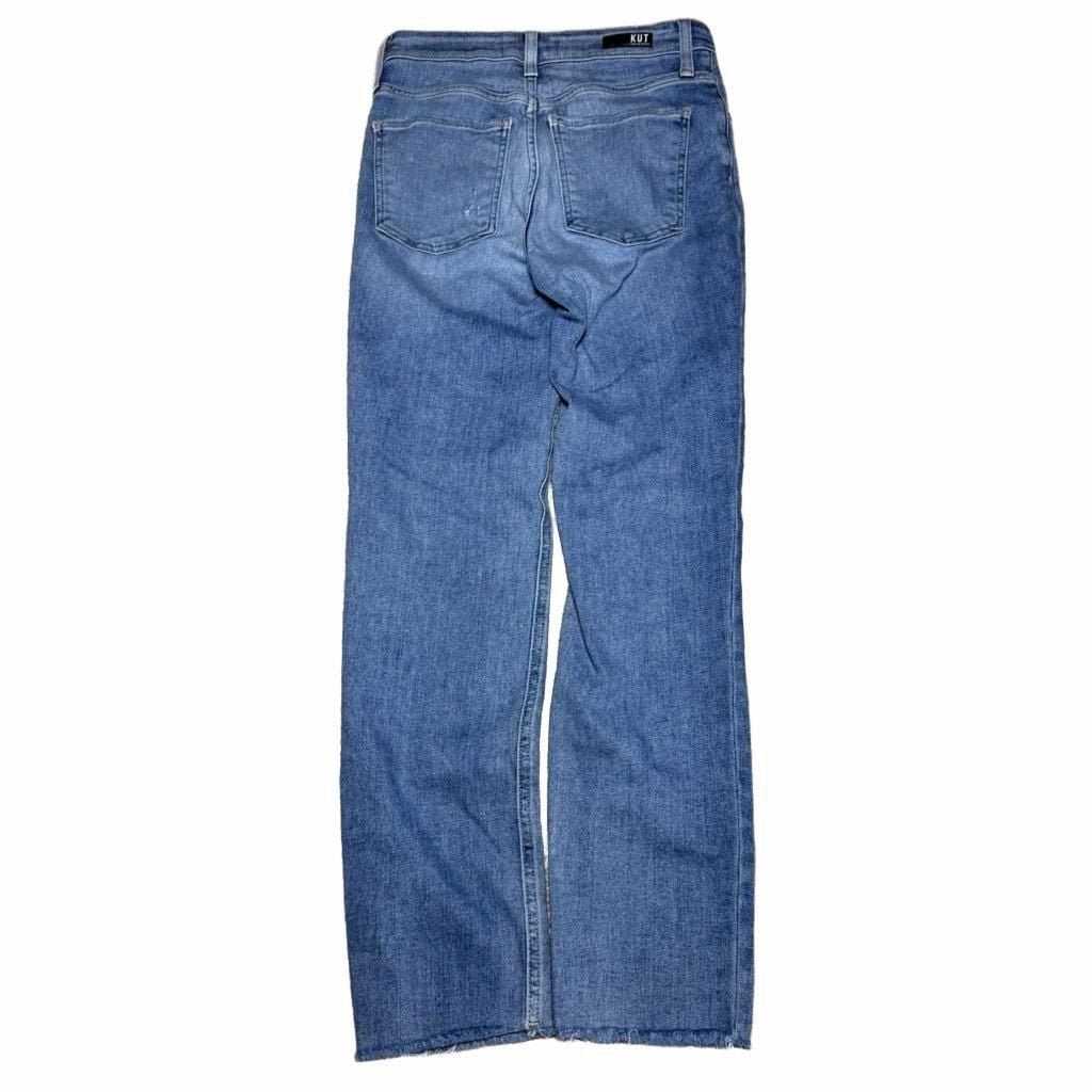 KUT from the Kloth Rachael Fab Ab Mom Jean Size 0 Blue Denim 3