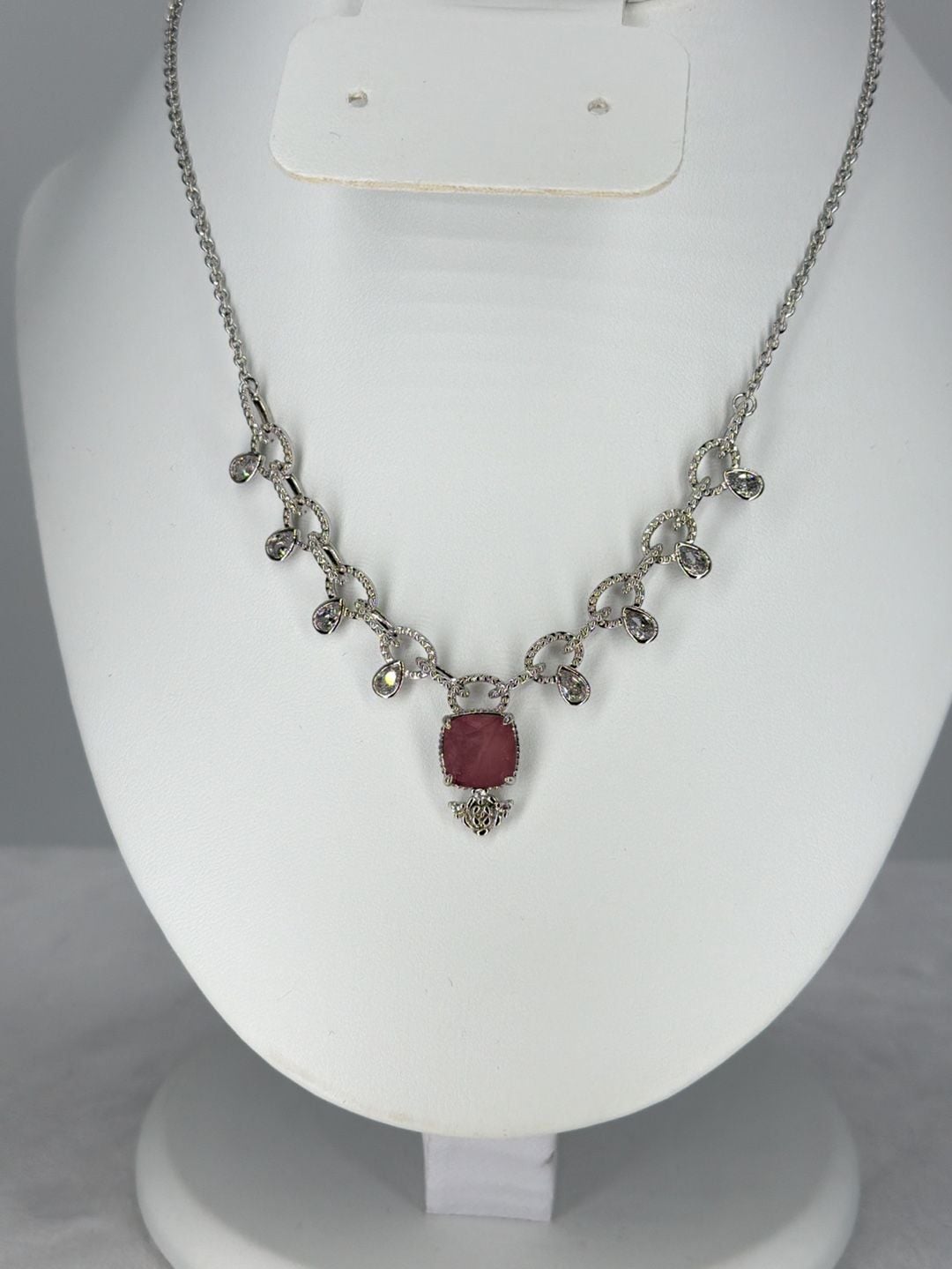 BP 1/250 Rare Unicorn Rose Quartz Rhodium GORGEOUS 3