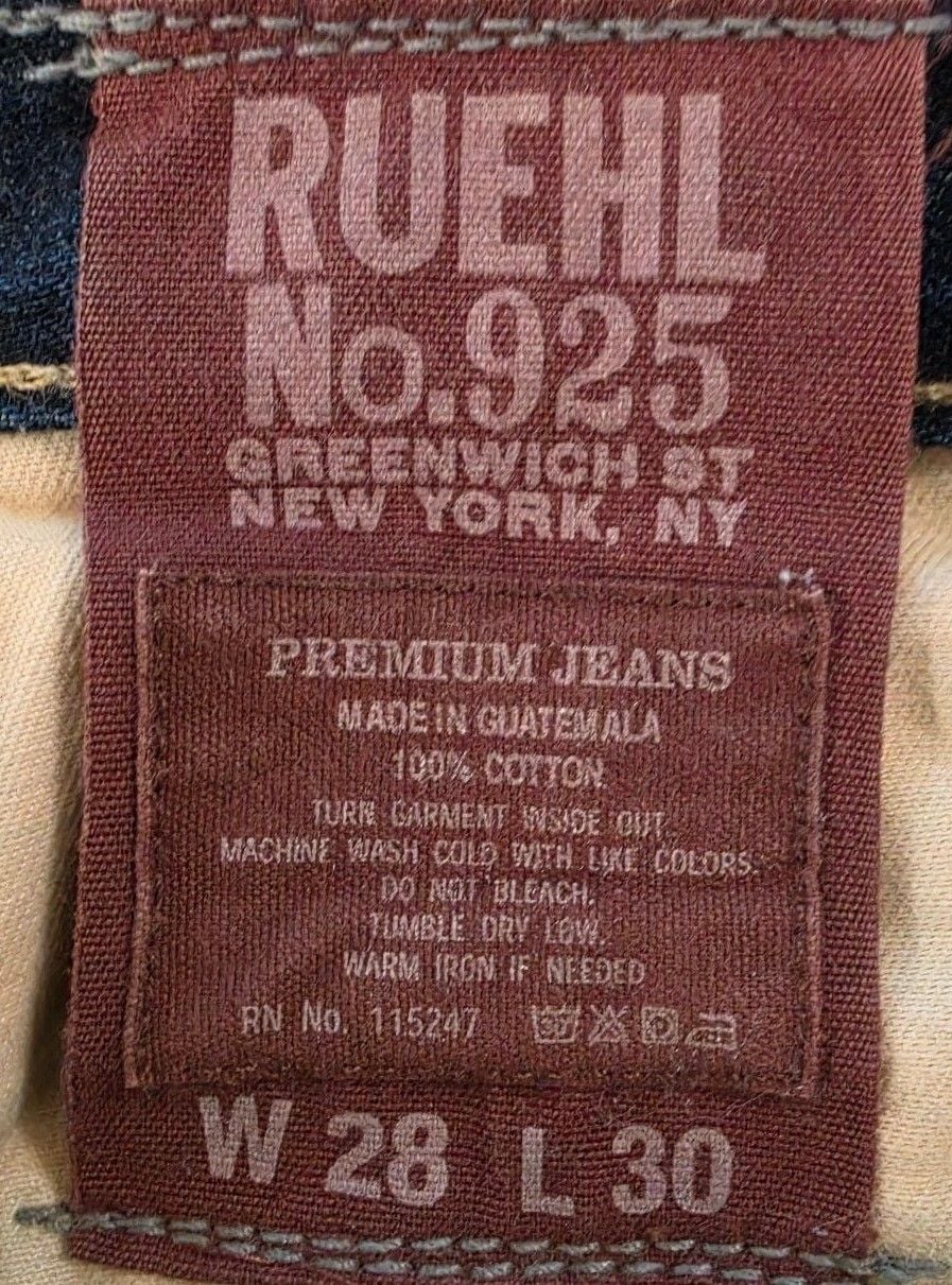 Ruehl No. 925 Premium Jeans Size 28x30 Dark Wash 4