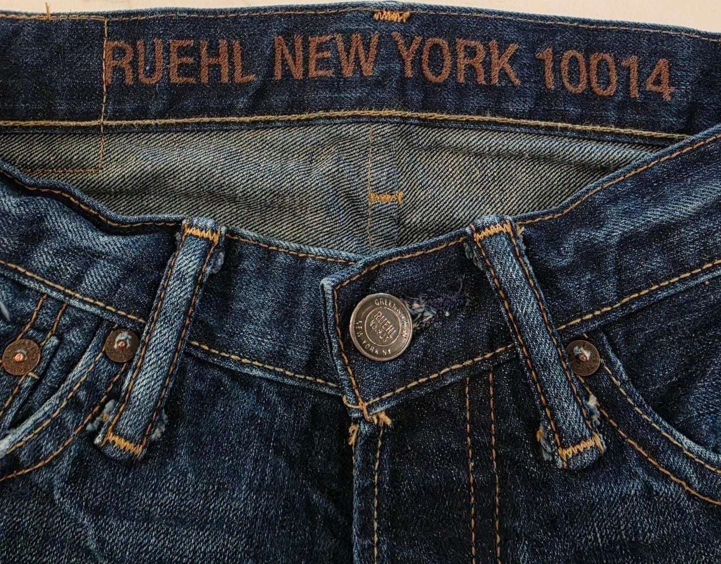 Ruehl No. 925 Premium Jeans Size 28x30 Dark Wash 5