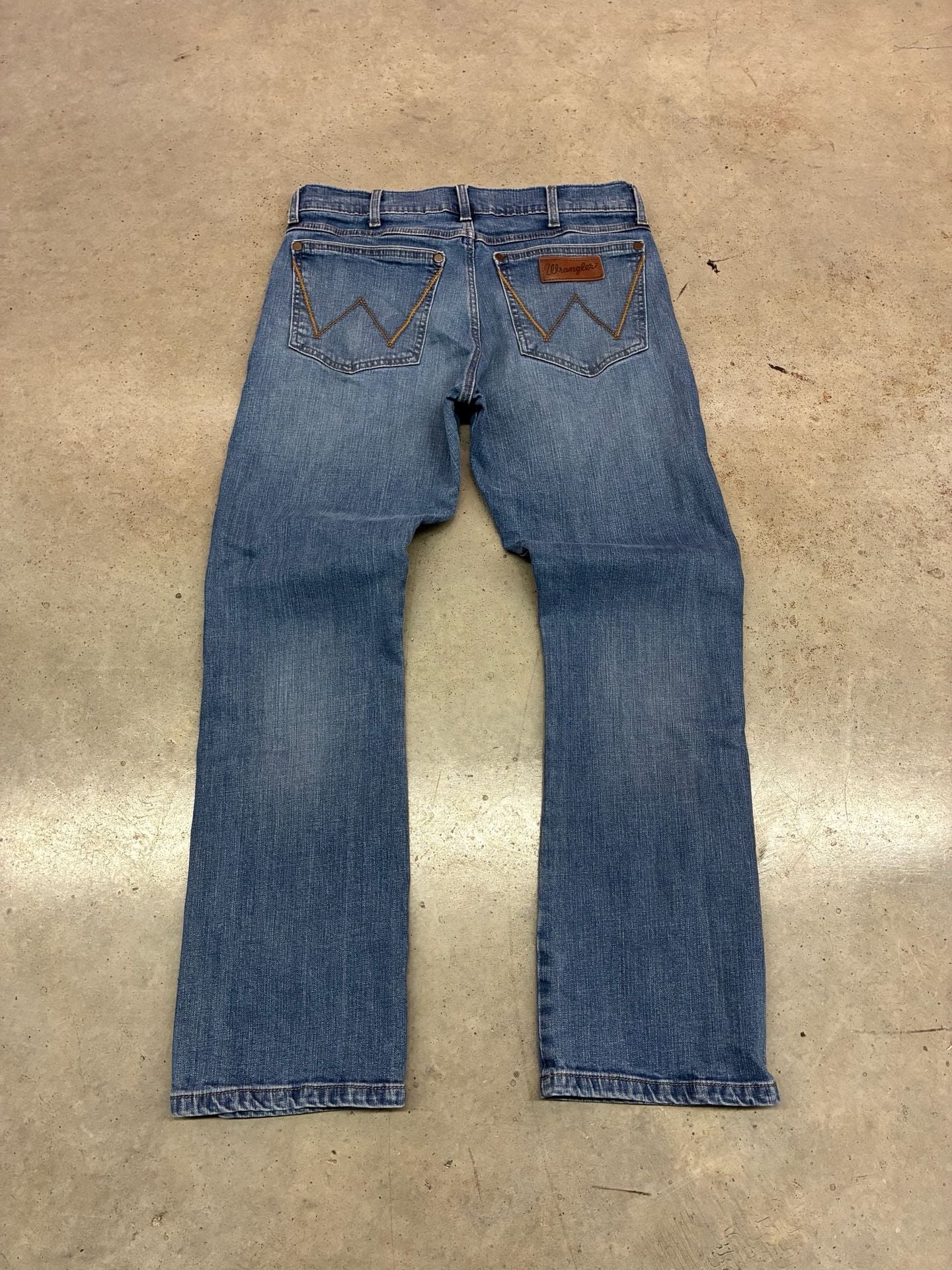 Wrangler Retro Slim Bootcut Jeans Blue Denim 10