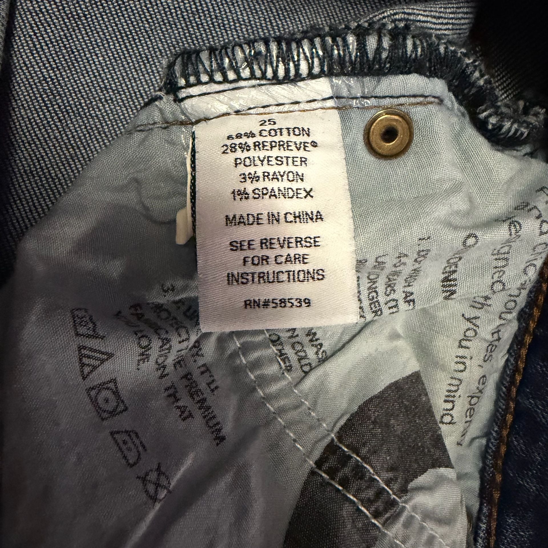 Evereve Denim Jeans Size 25 Raw Hem 5