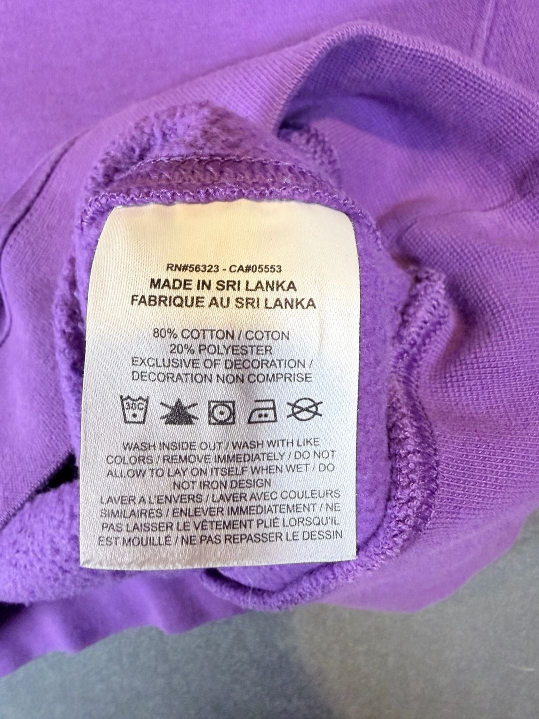 Nike Club Fleece Patch Crewneck Sweatshirt Size Medium Purple 7