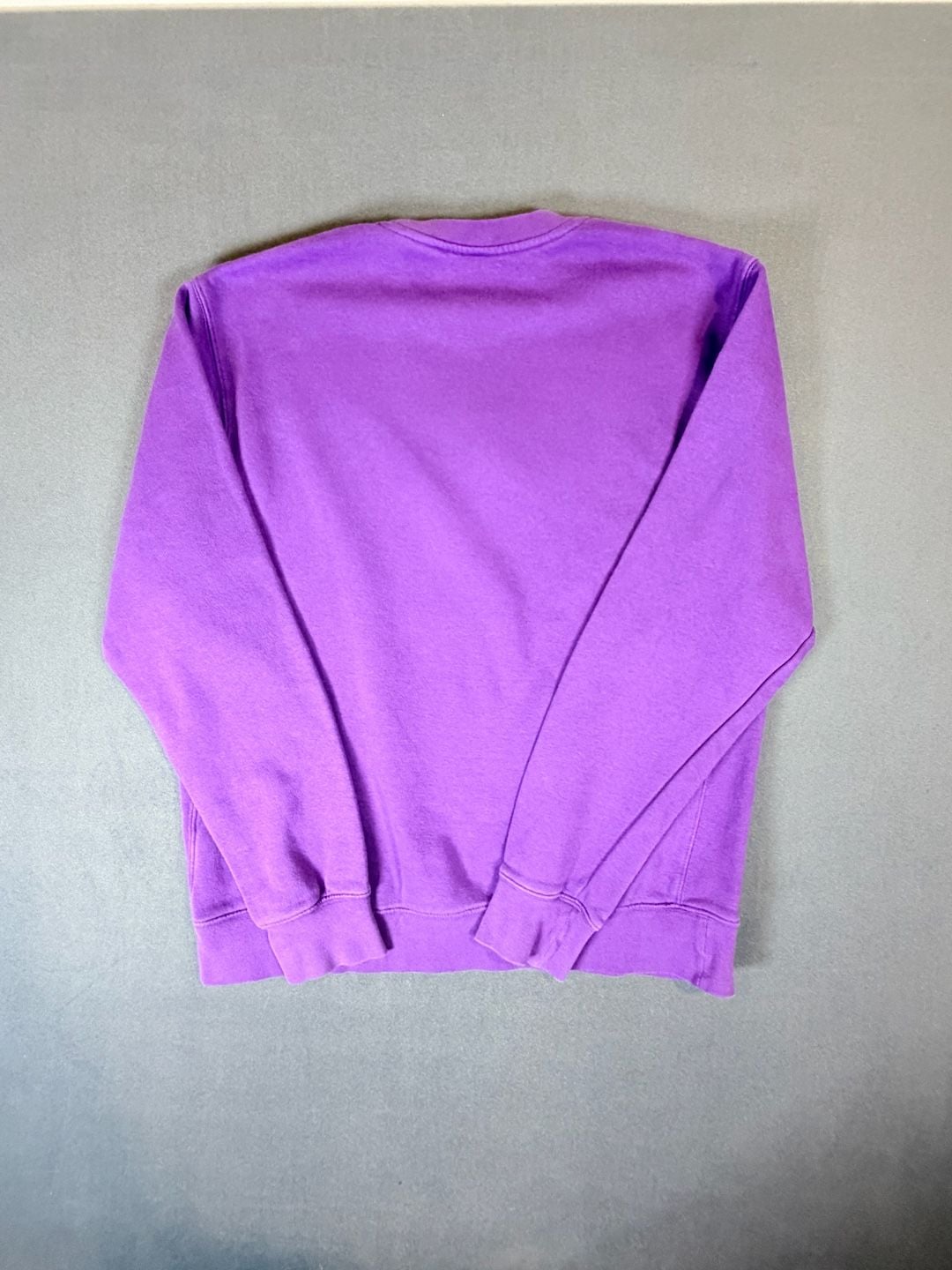 Nike Club Fleece Patch Crewneck Sweatshirt Size Medium Purple 8