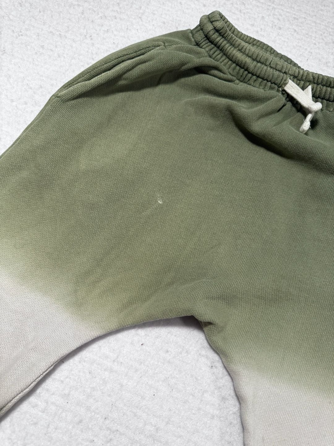 Nununu Kids Jogger Sweatpants Size 8-9 Olive Green Ombre 7