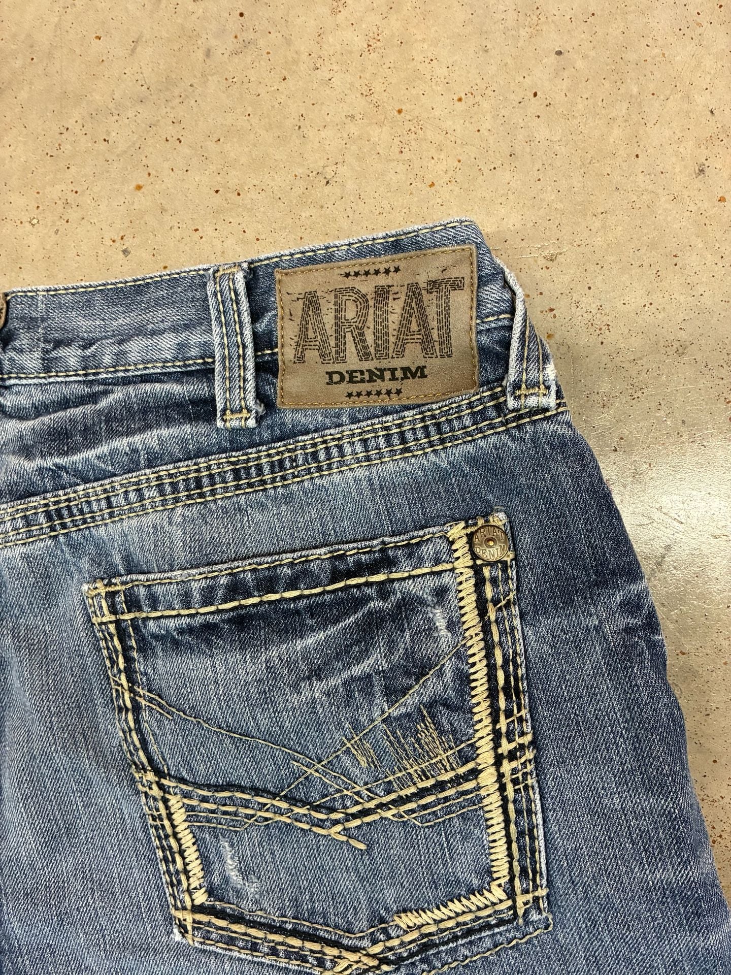 Ariat M5 Straight Leg Denim Jeans Blue 9