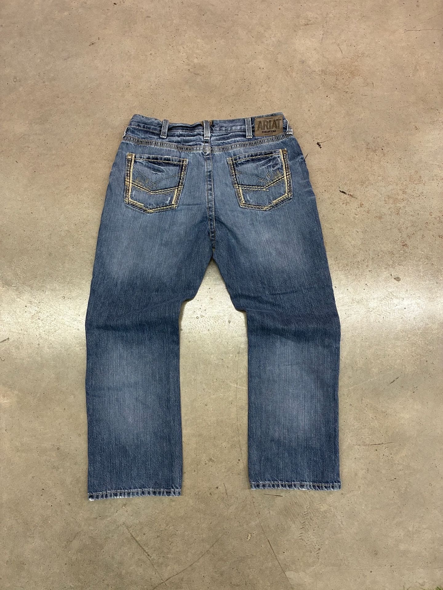 Ariat M5 Straight Leg Denim Jeans Blue 10