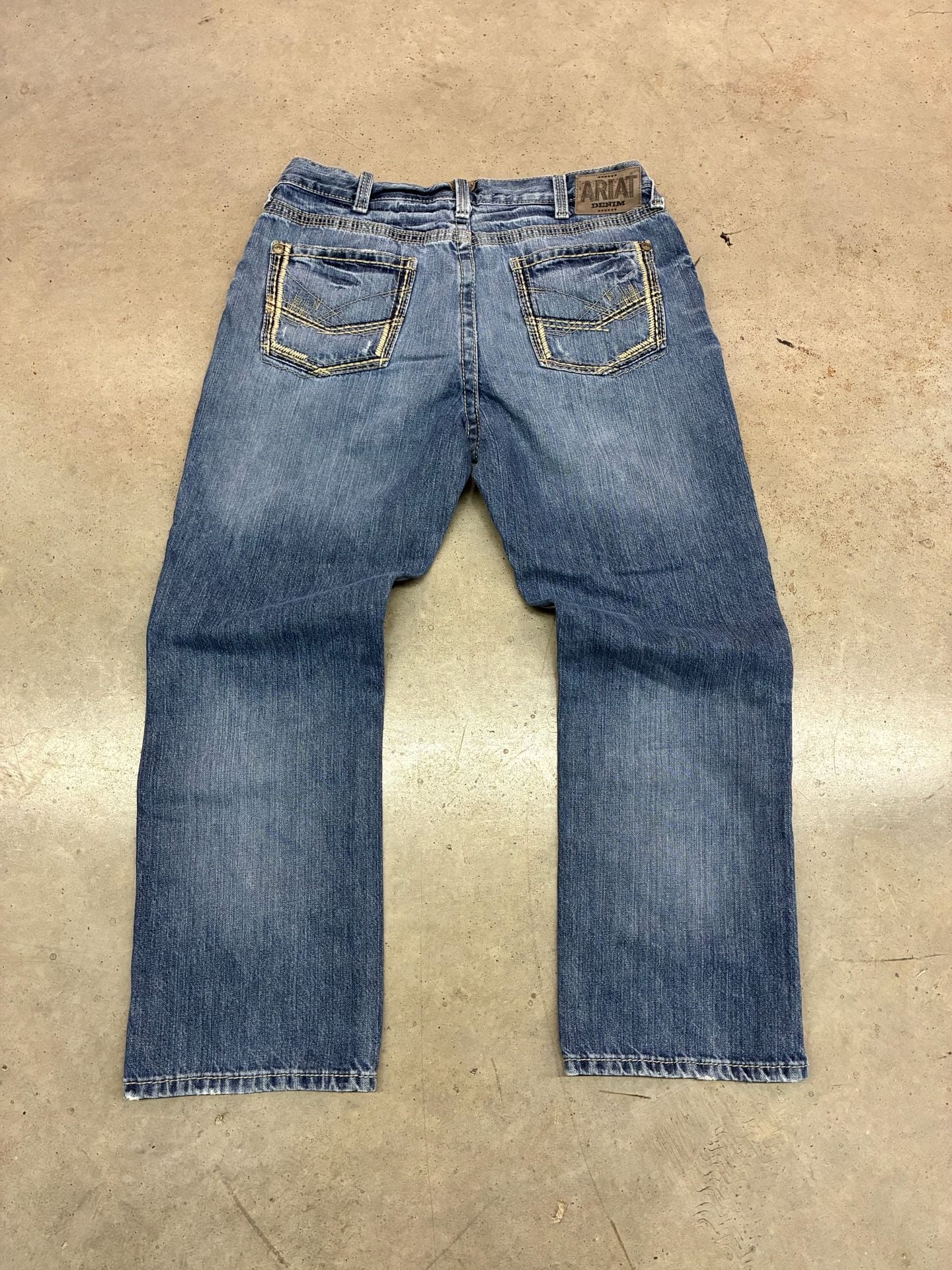 Ariat M5 Straight Leg Denim Jeans Blue 11