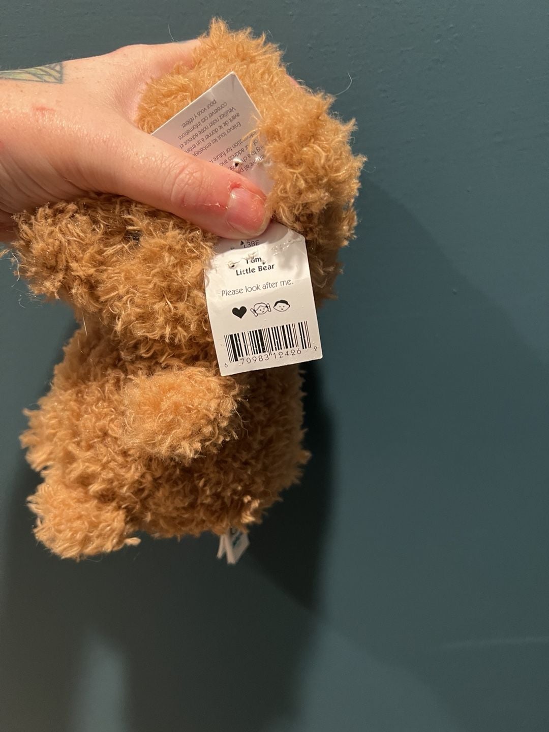 Jellycat Tum Tum Little Bear Plush Stuffed Animal Toy 4