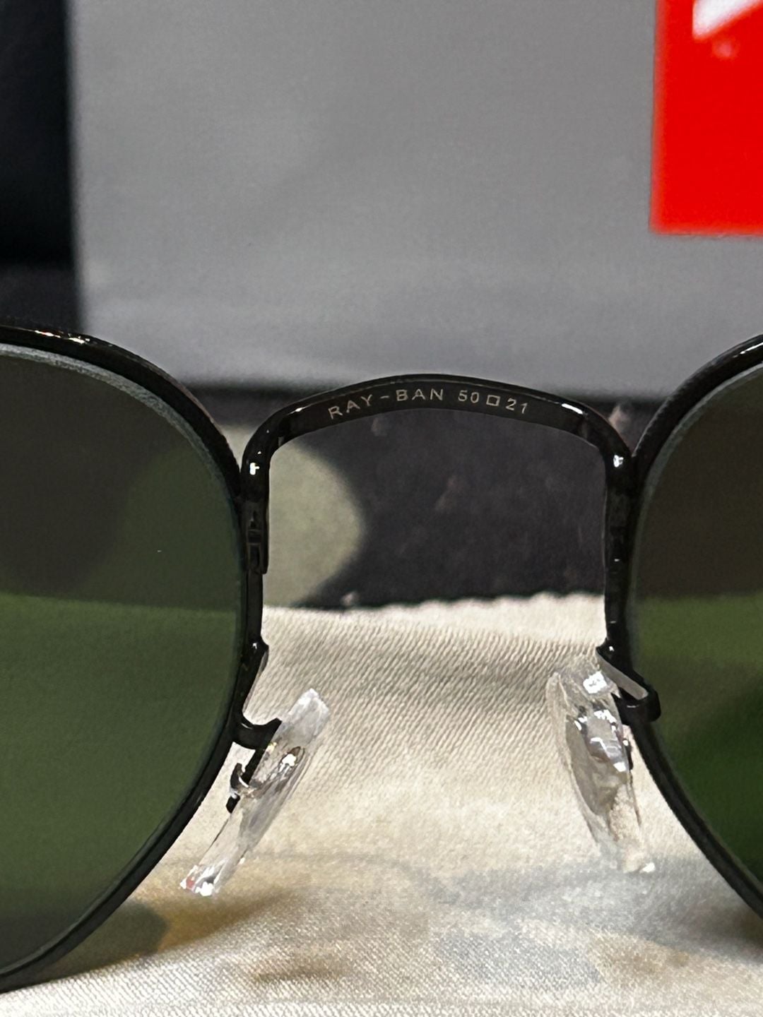 Ray-Ban Hexagonal Flat Lenses Sunglasses Black G-15 8