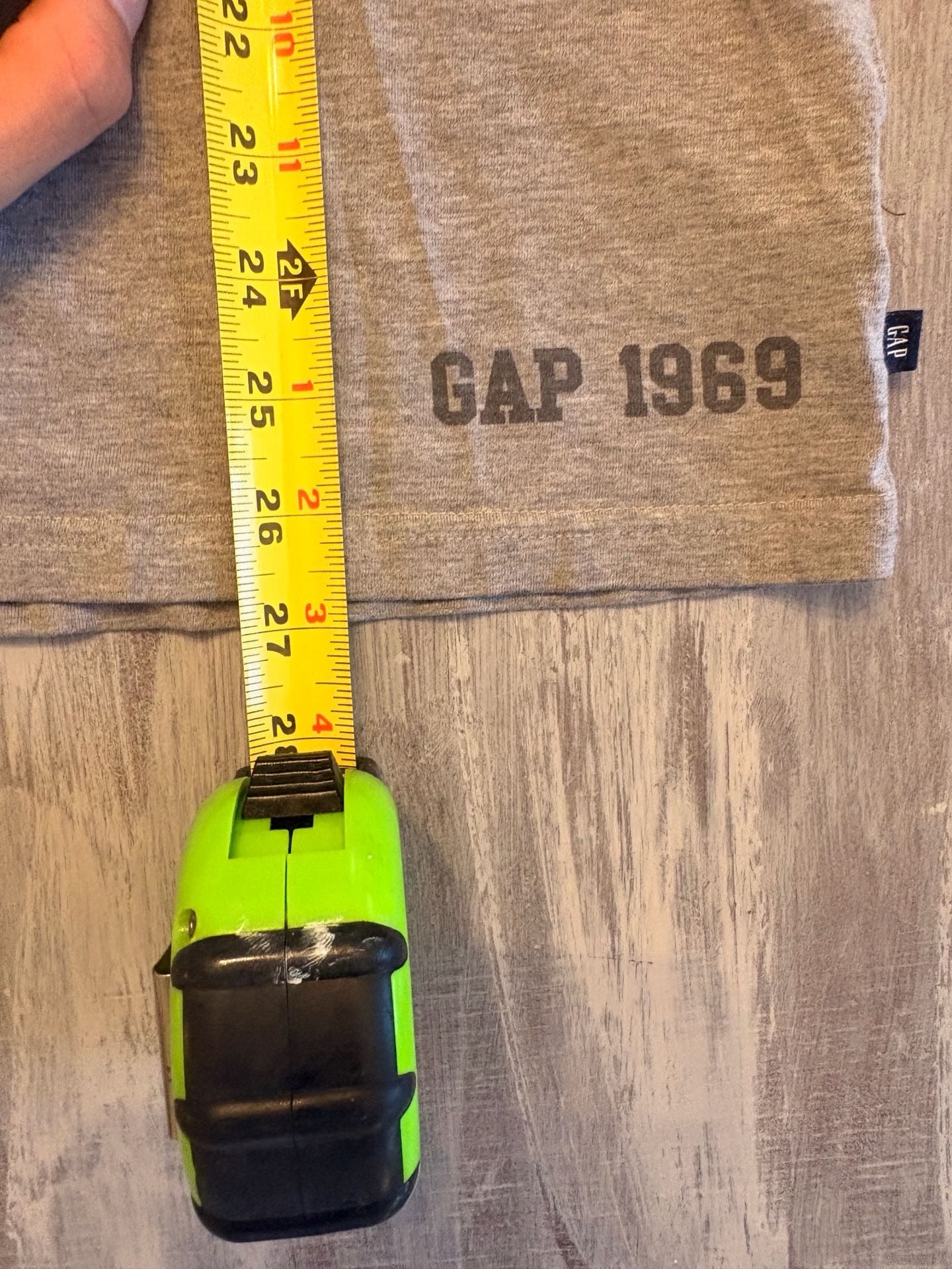 Gap 1969 Raglan Long Sleeve T-Shirt Gray Dark Gray 5