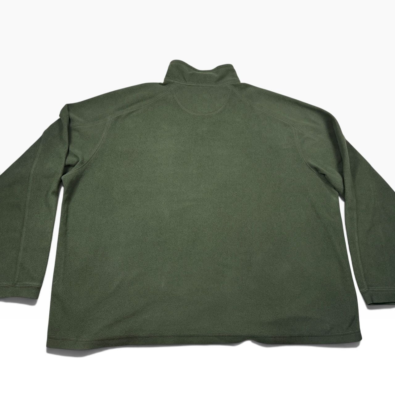 L.L.Bean Green Quarter Zip Fleece Pullover XXL 4