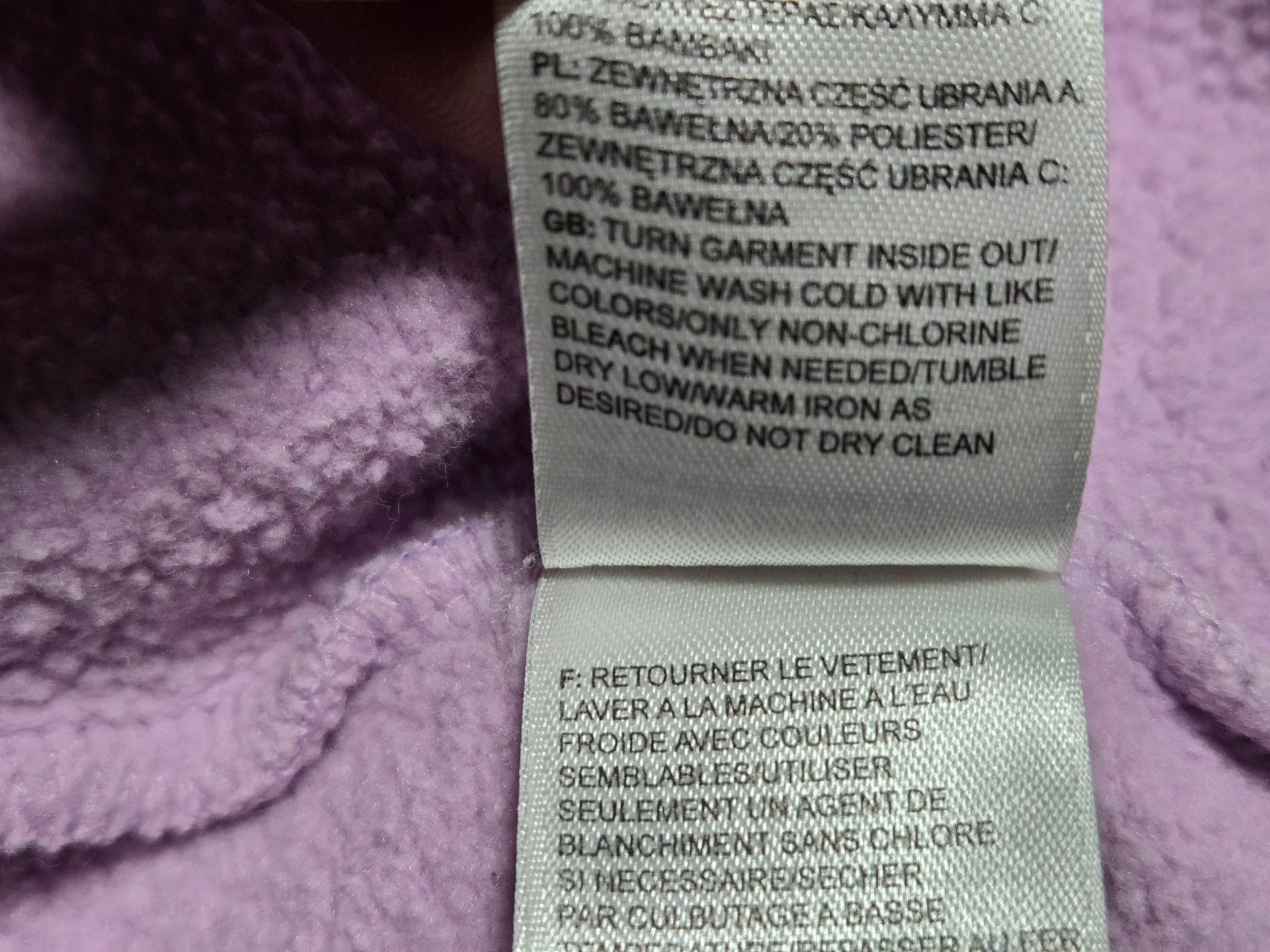 The North Face Hoodie Sweatshirt Pink with Purple Iridescent Logo Size M 9