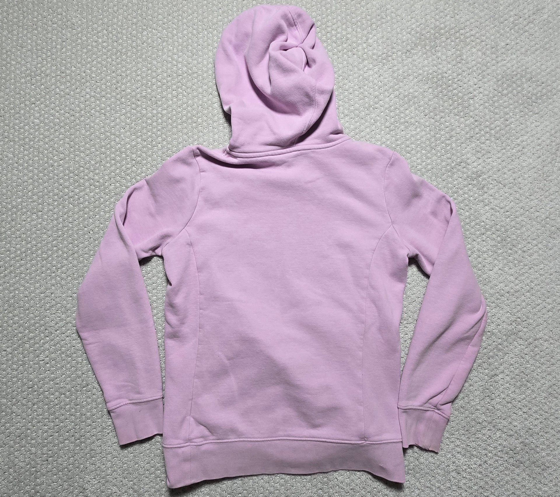 The North Face Hoodie Sweatshirt Pink with Purple Iridescent Logo Size M 14