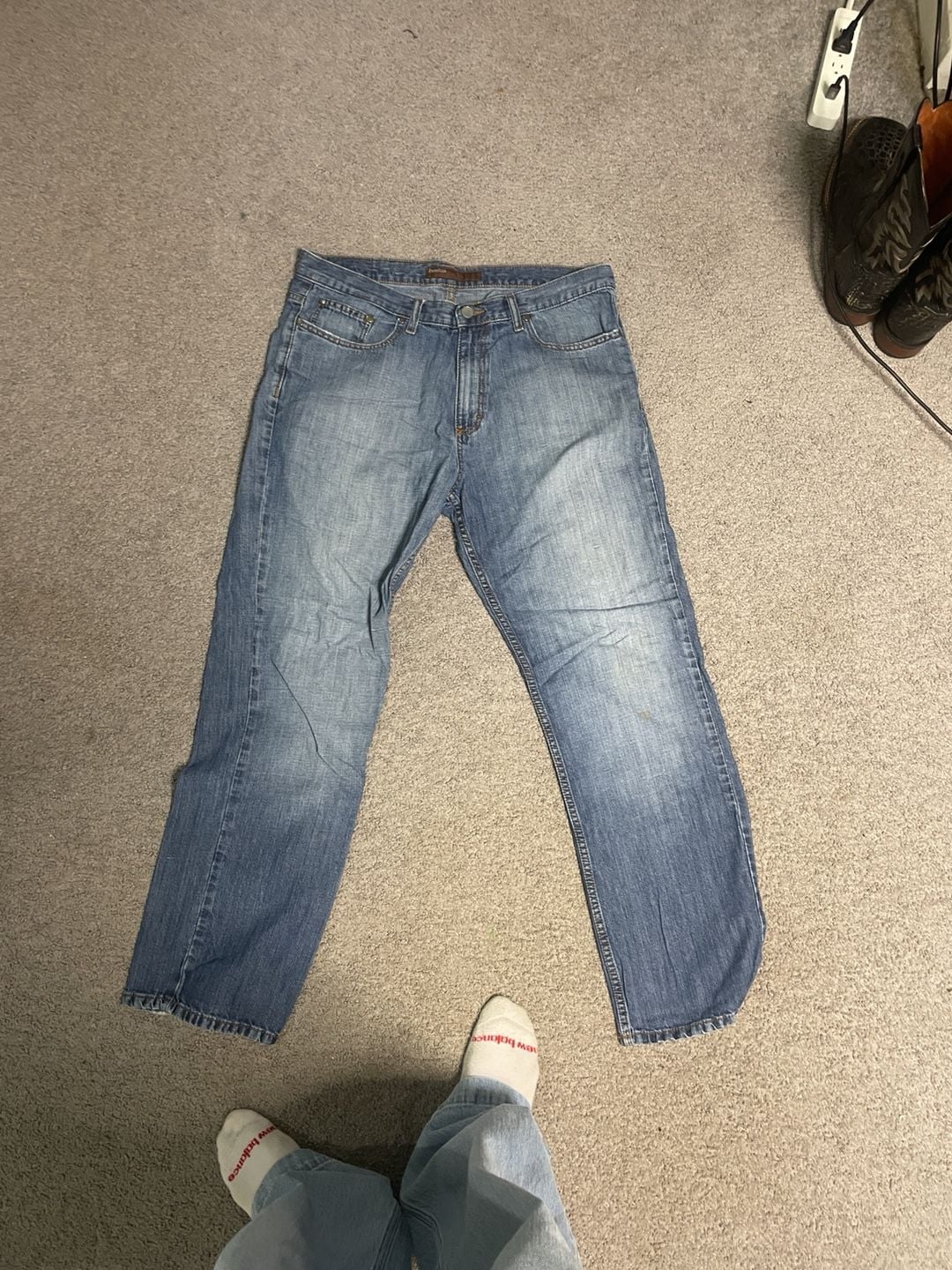 Perry Ellis Jeans Blue Denim Wash 3