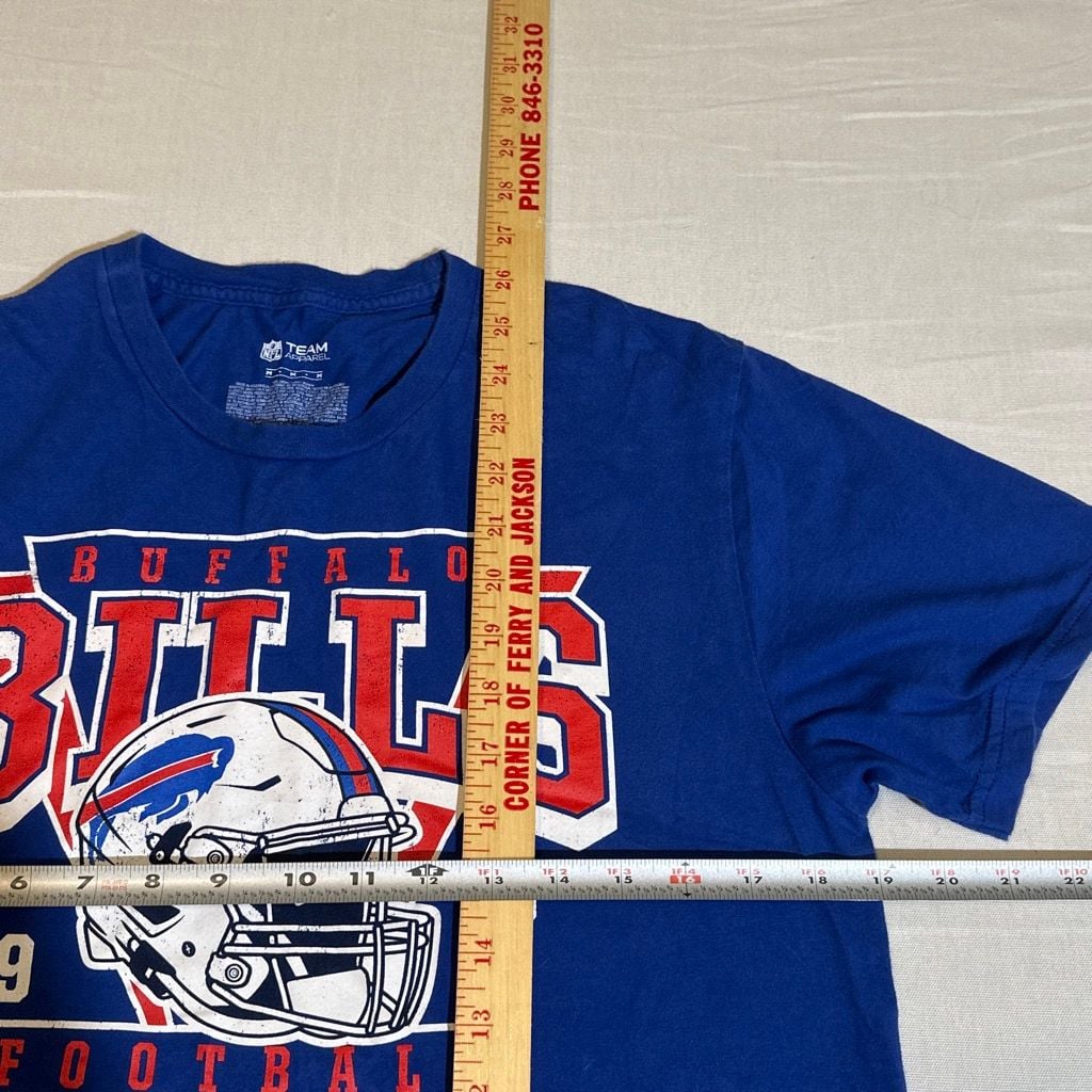 NFL Team Apparel Buffalo Bills Graphic T-Shirt Size M 4