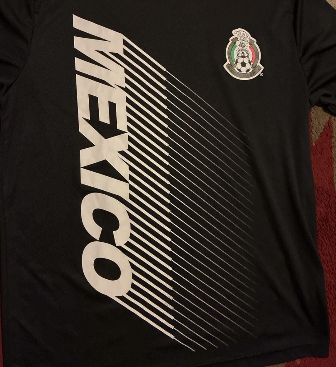 Seleccion Nacional de Mexico T-Shirt Size L Black Soccer Futbol 3