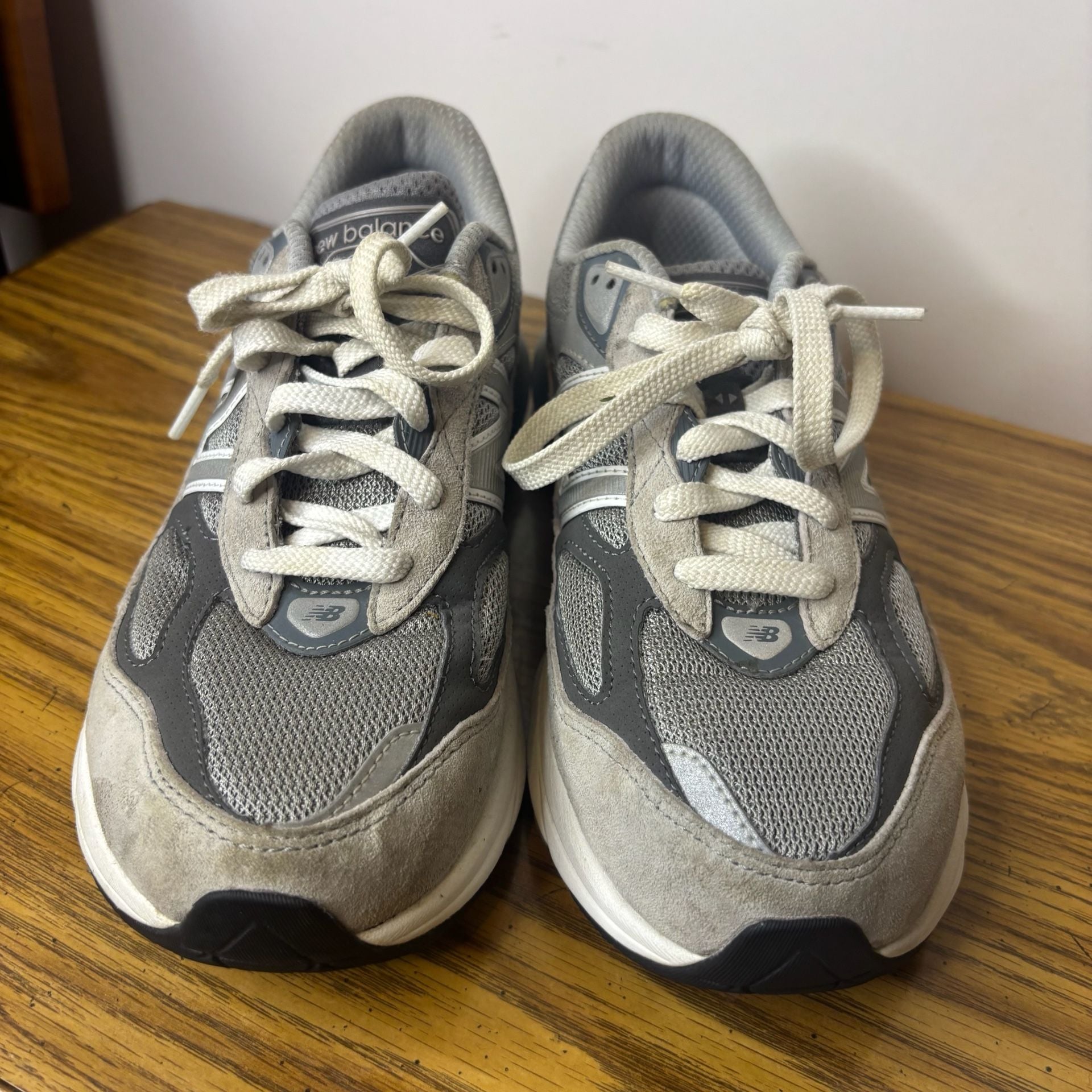 New Balance 990v6 Grey White Suede Sneakers 6
