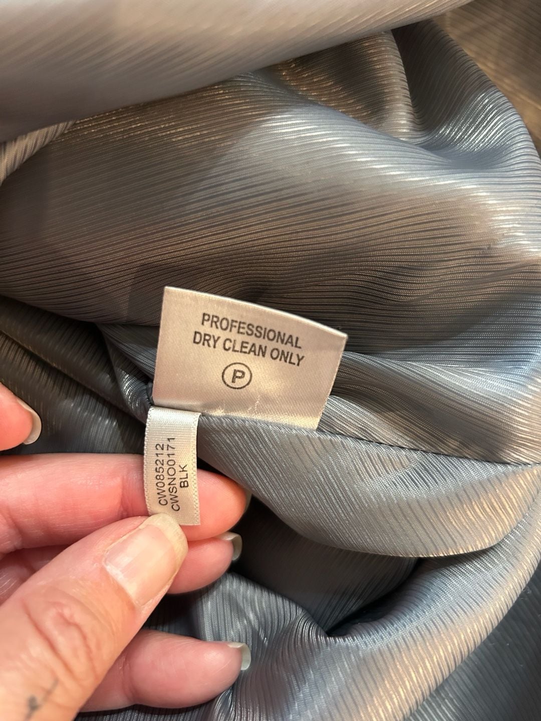 Calvin Klein Wool Blend Belted Coat Size 14 7