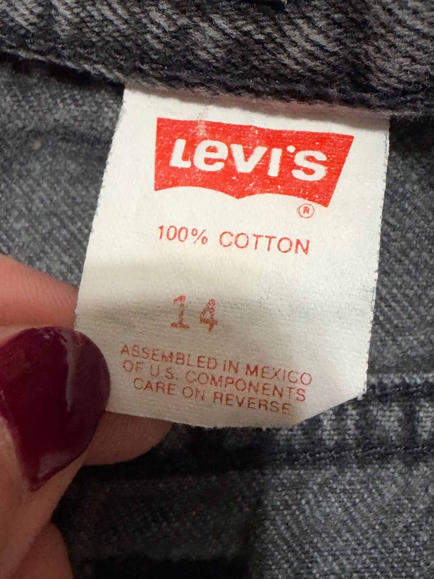 Vintage 1991 Levi's 900 Series Jeans Size 14 Grey 100% Cotton High Rise 4