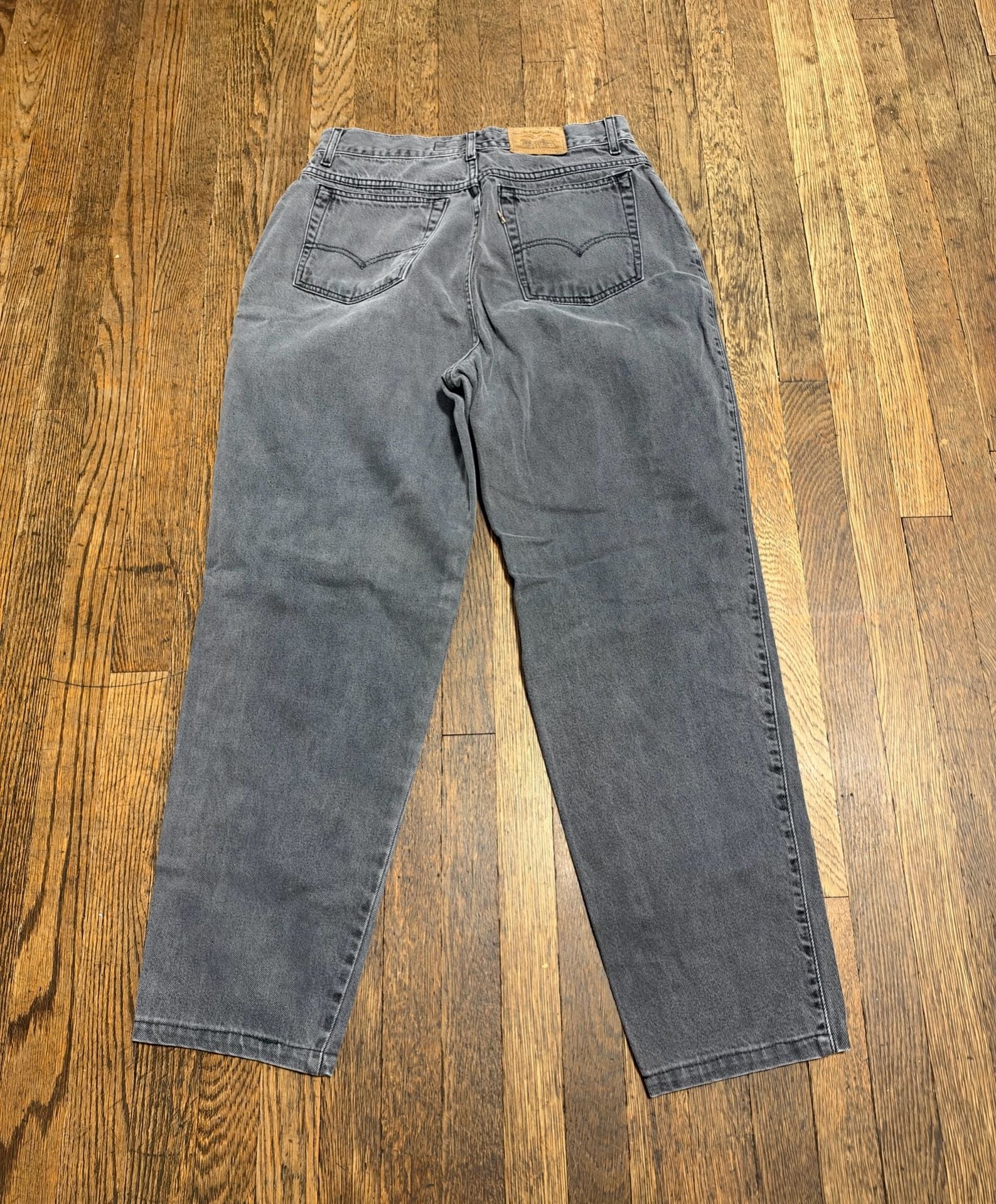 Vintage 1991 Levi's 900 Series Jeans Size 14 Grey 100% Cotton High Rise 9