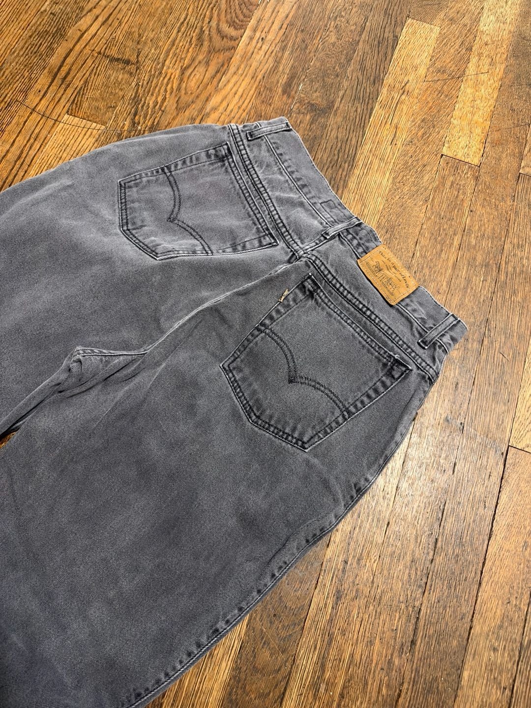 Vintage 1991 Levi's 900 Series Jeans Size 14 Grey 100% Cotton High Rise 10