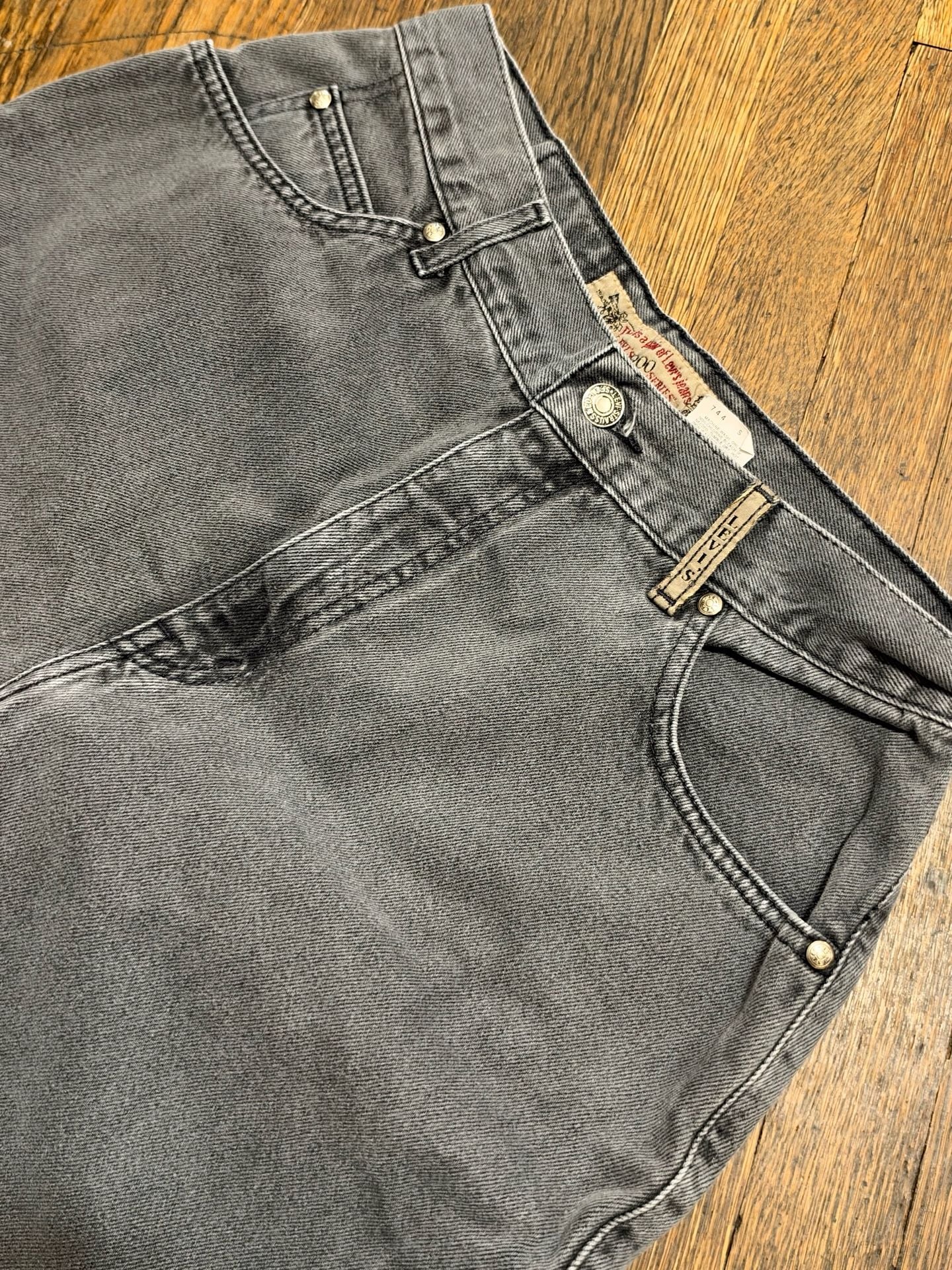 Vintage 1991 Levi's 900 Series Jeans Size 14 Grey 100% Cotton High Rise 14