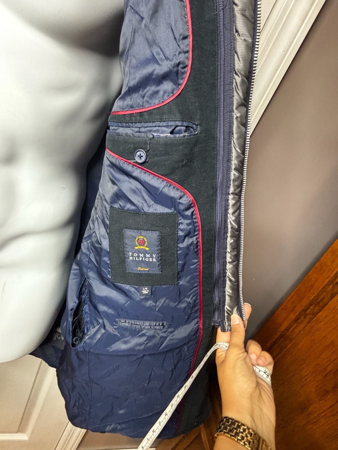Tommy Hilfiger Tailored Jacket Size L Black 7