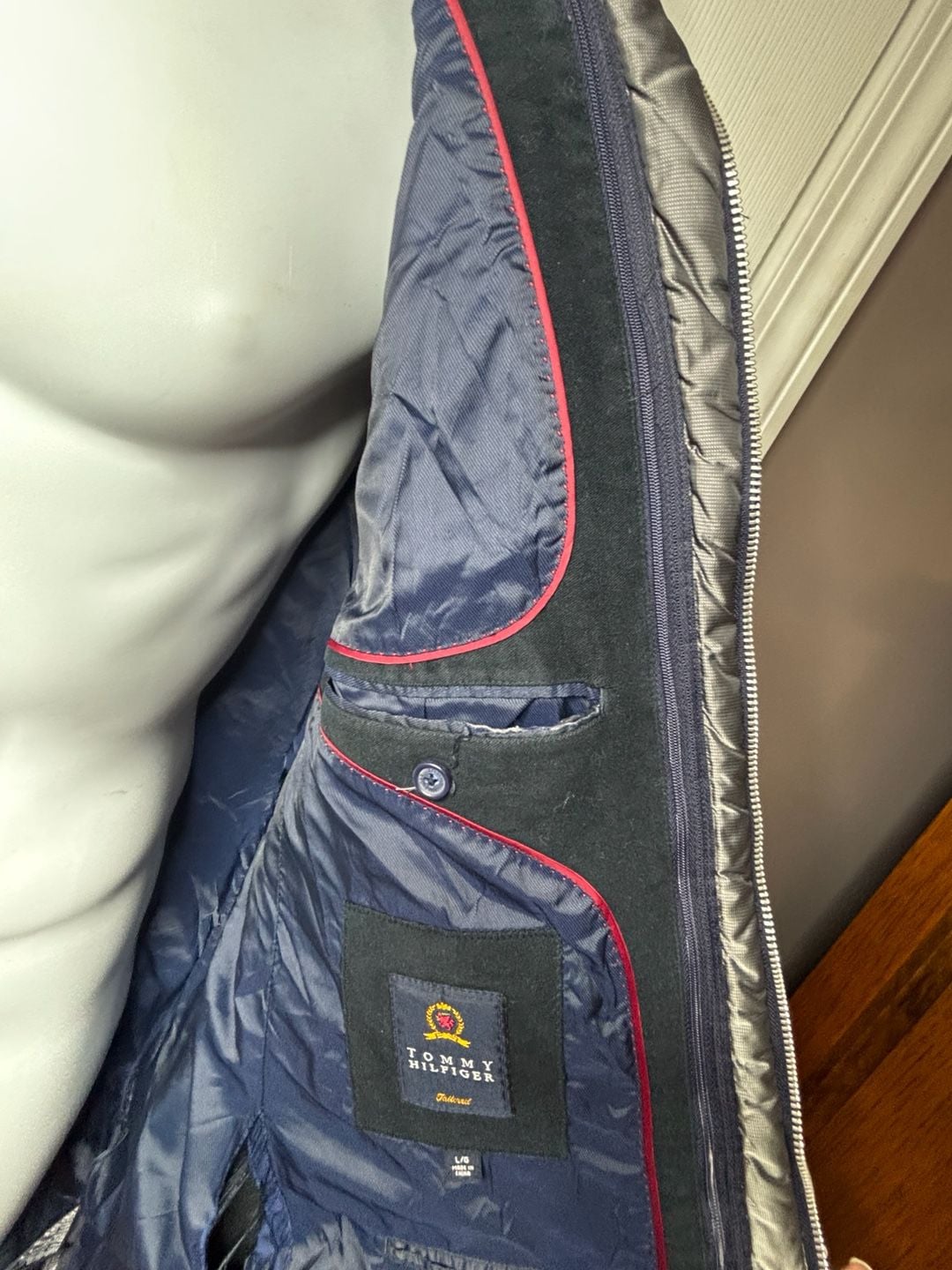 Tommy Hilfiger Tailored Jacket Size L Black 8
