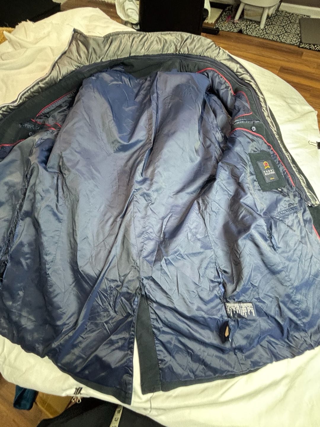 Tommy Hilfiger Tailored Jacket Size L Black 16