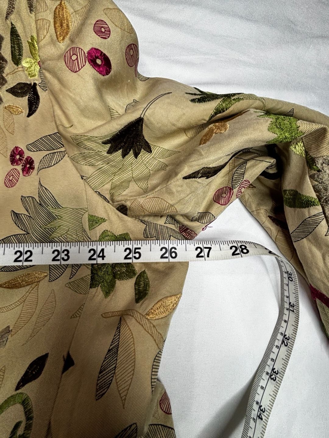 Jones New York Embroidered Floral Blazer 8