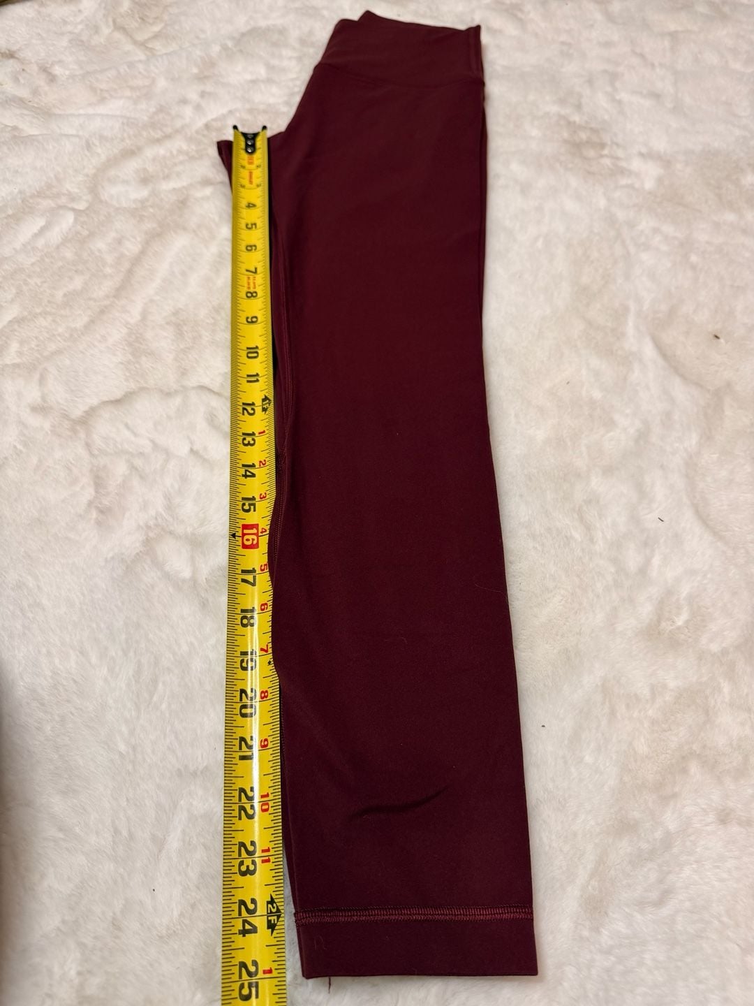 Lululemon Align High-Rise Pant Size 6 Red Maroon Yoga Leggings. LW5CT3S 7