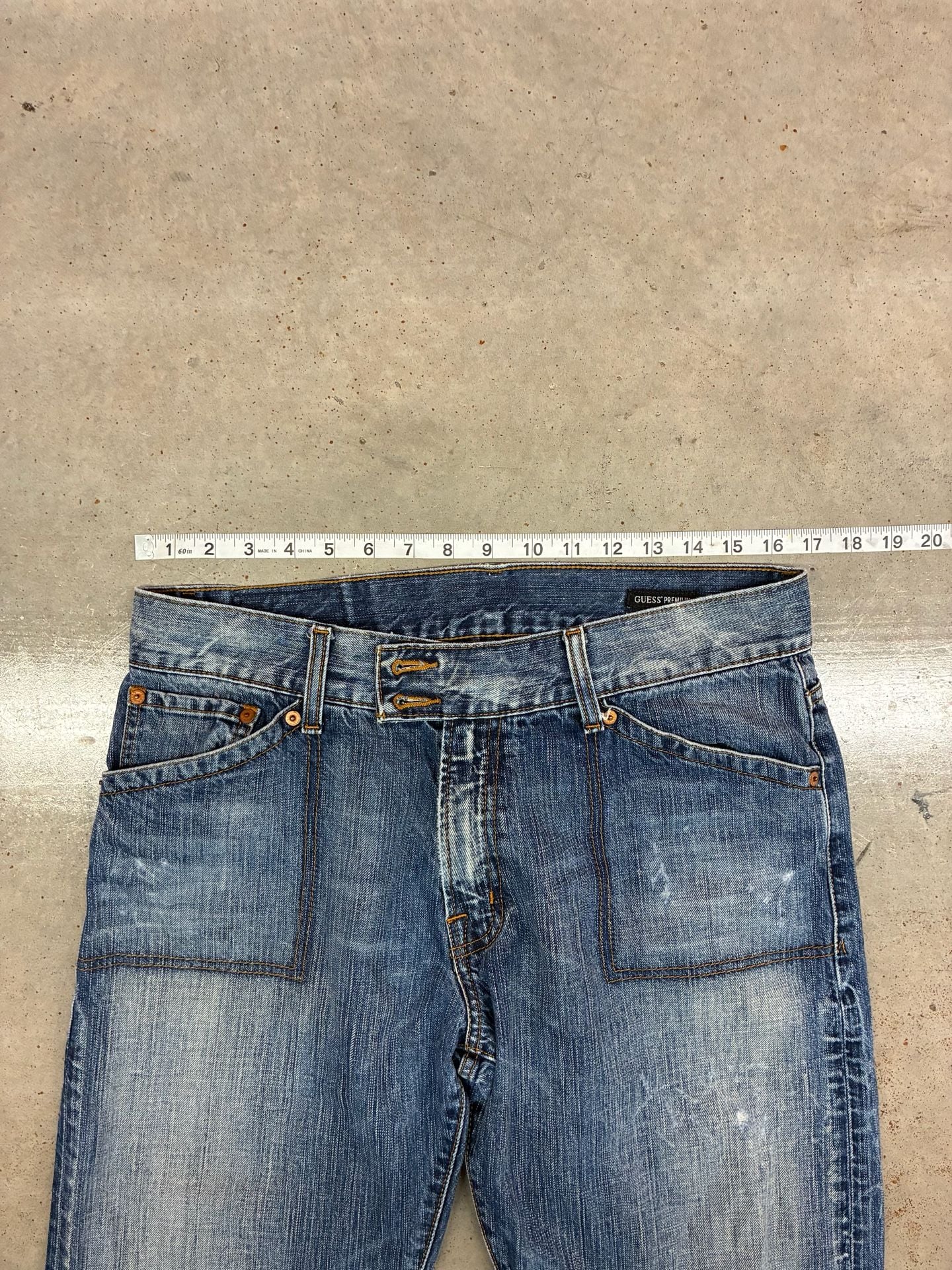 Guess Premium Jeans Size 33 Blue Denim M5308102 7