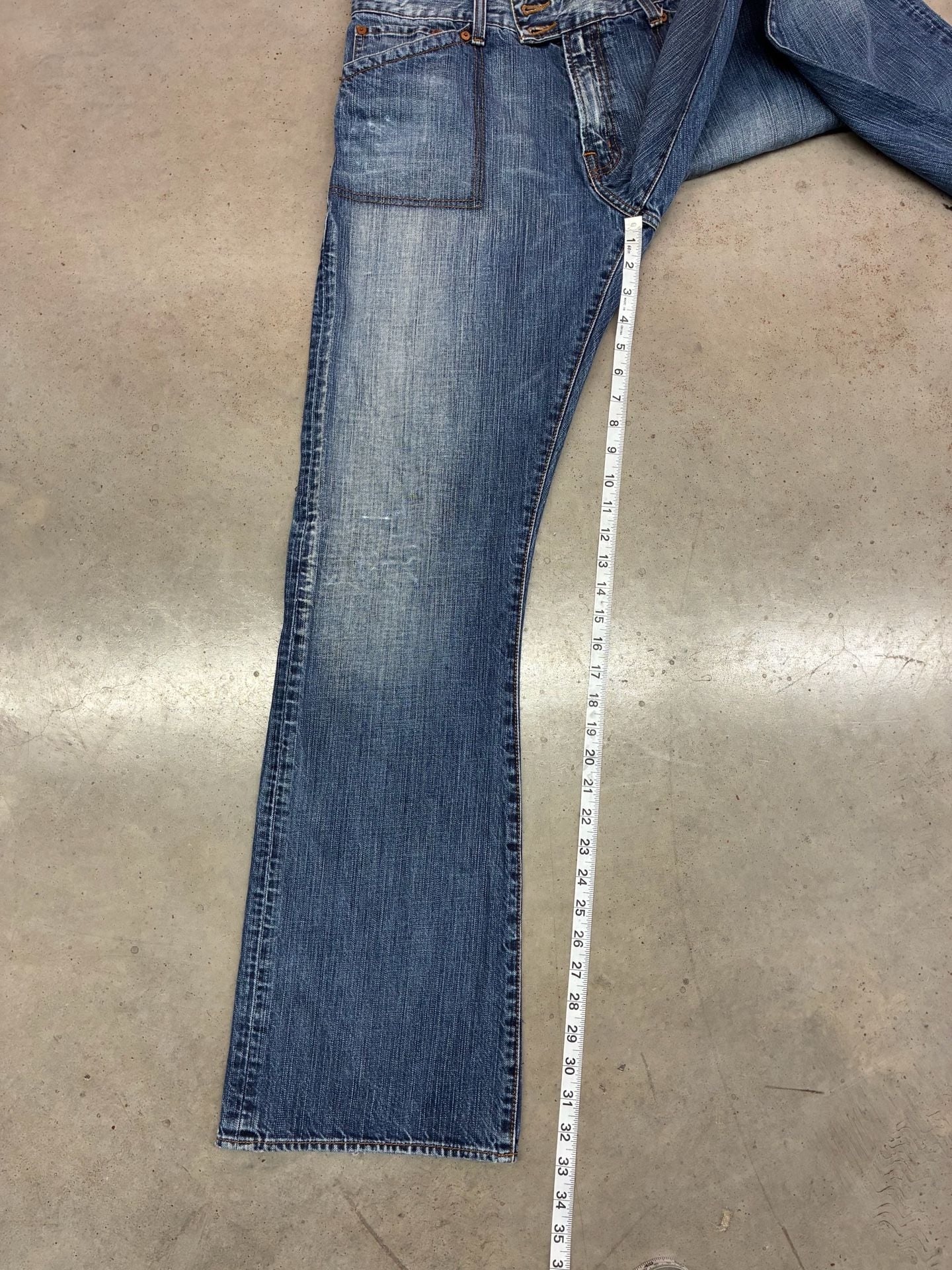 Guess Premium Jeans Size 33 Blue Denim M5308102 8