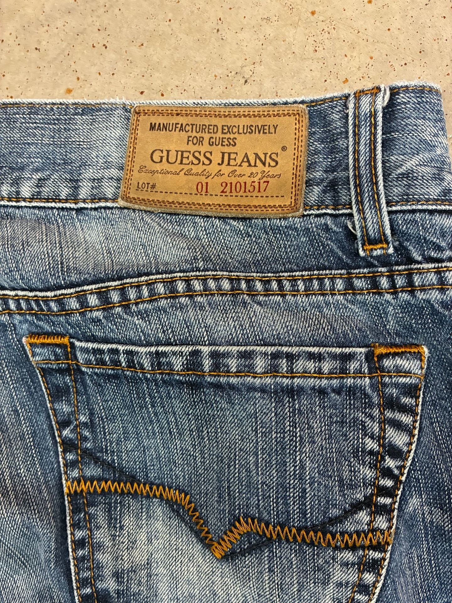 Guess Premium Jeans Size 33 Blue Denim M5308102 10