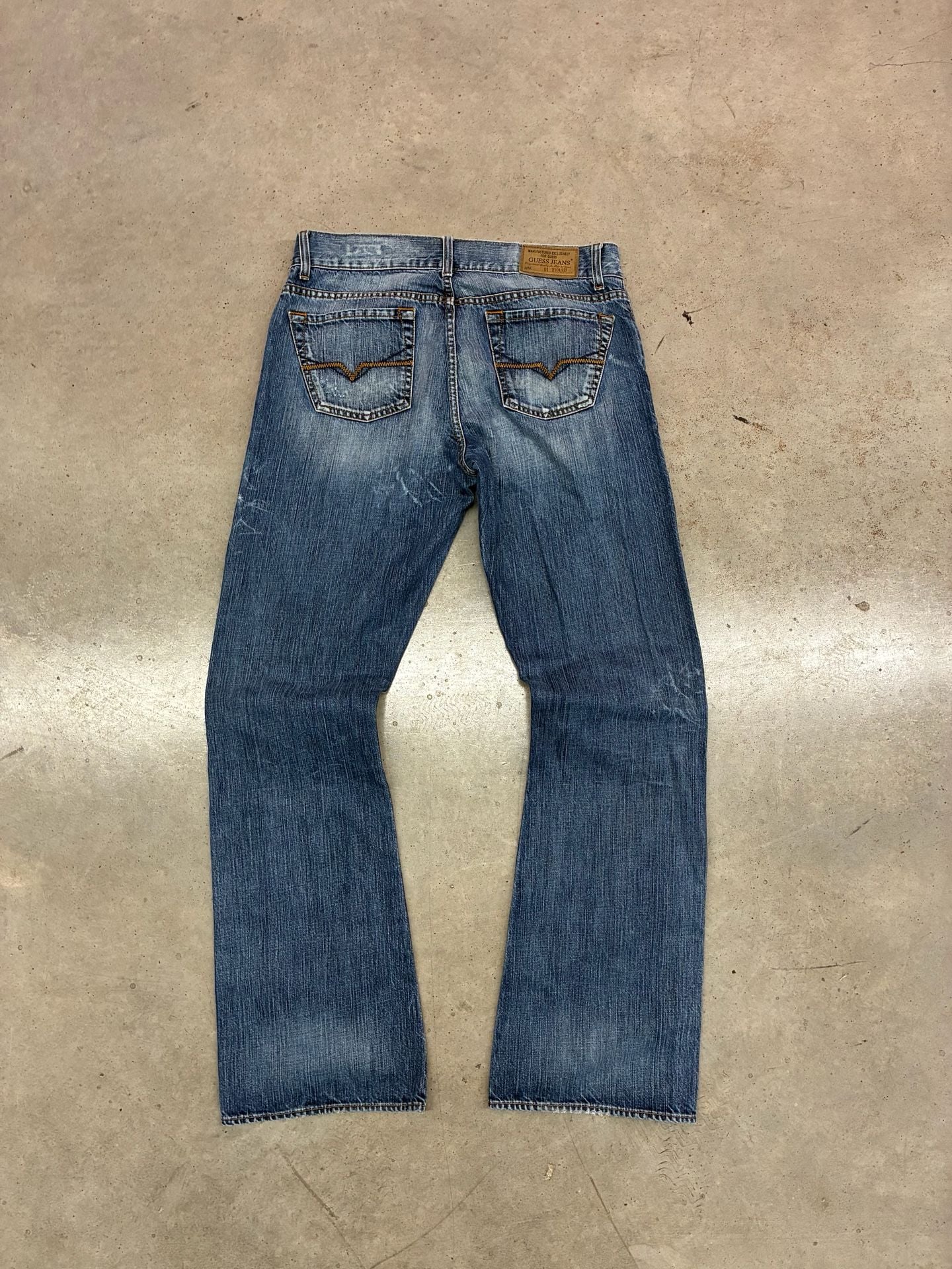 Guess Premium Jeans Size 33 Blue Denim M5308102 11