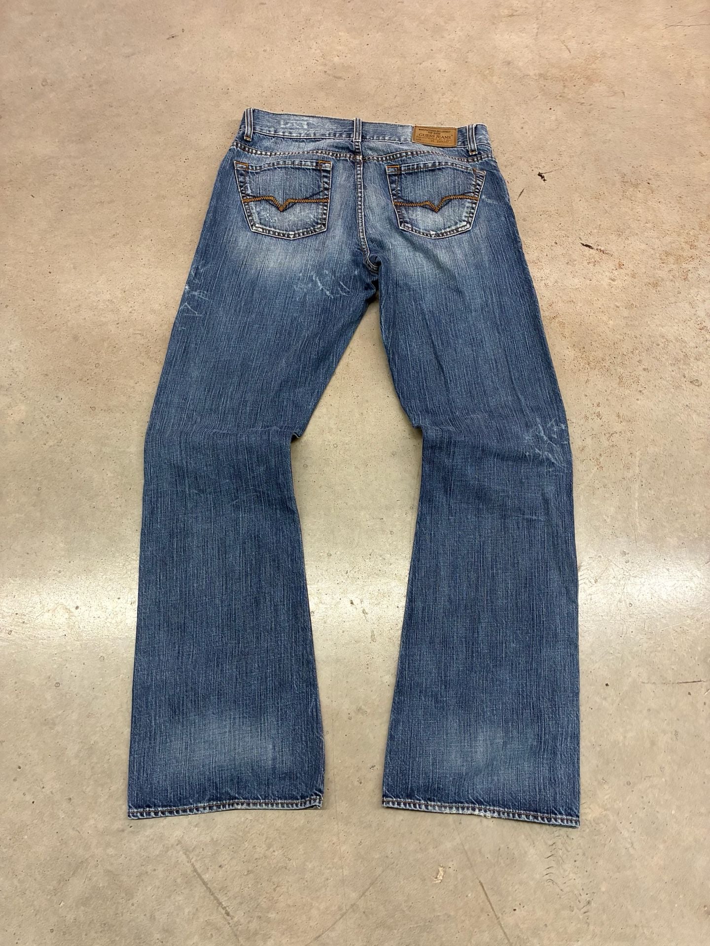 Guess Premium Jeans Size 33 Blue Denim M5308102 12