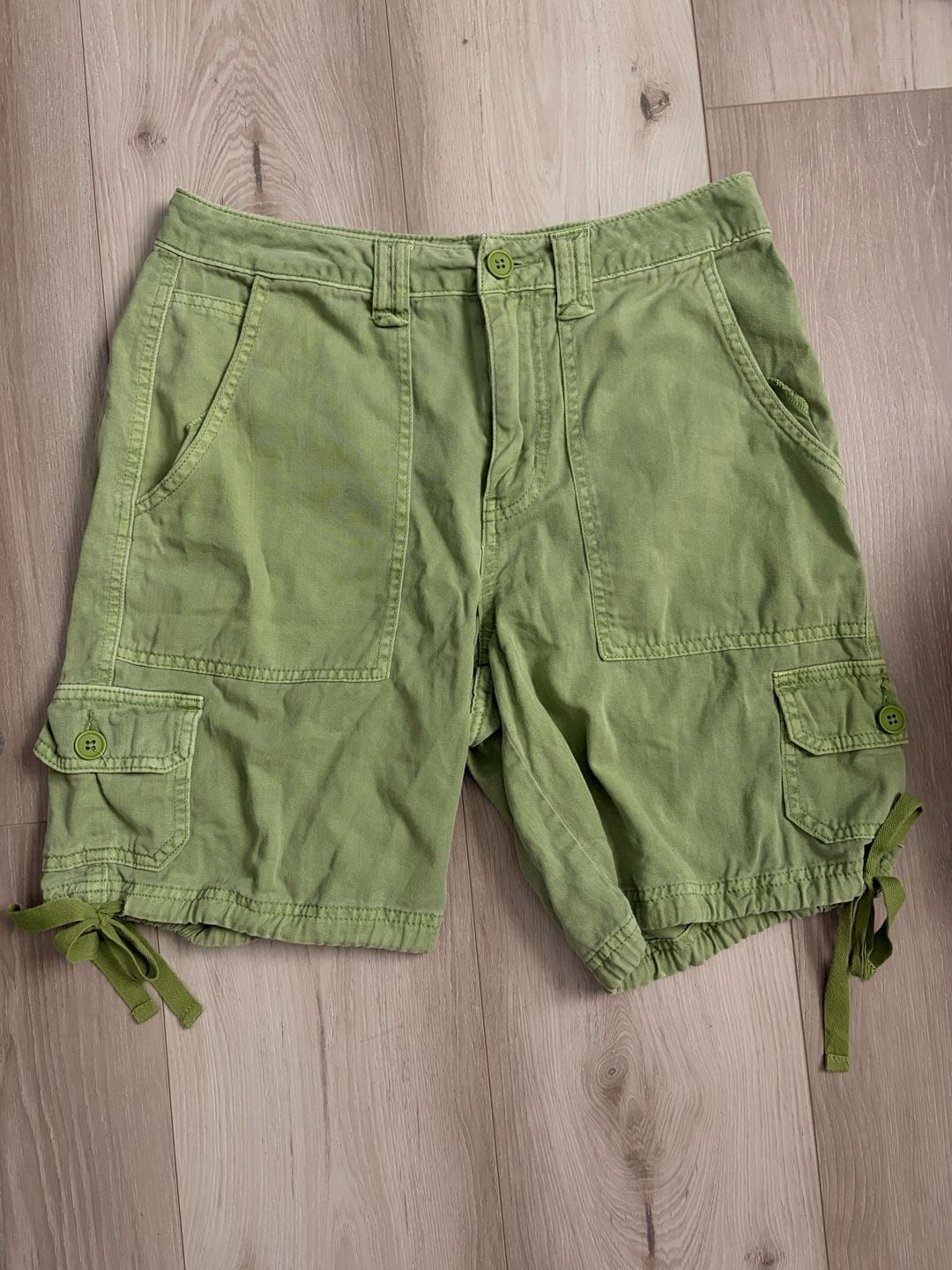 Forever 21 Cargo Shorts Size M Green 2