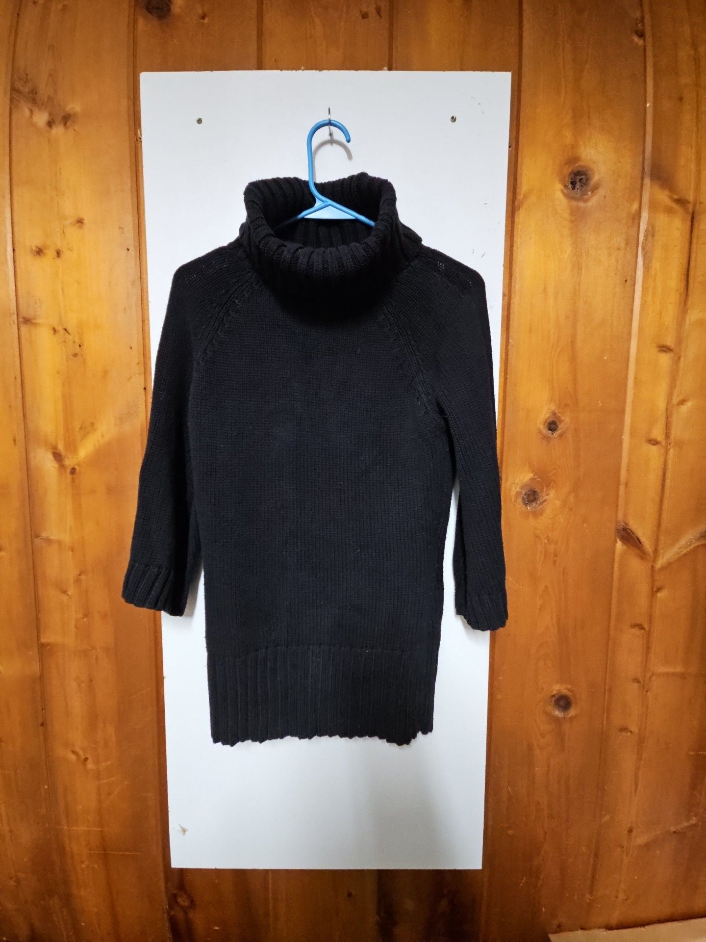 (546) White House Black Market Turtleneck Sweater Size S Black 2
