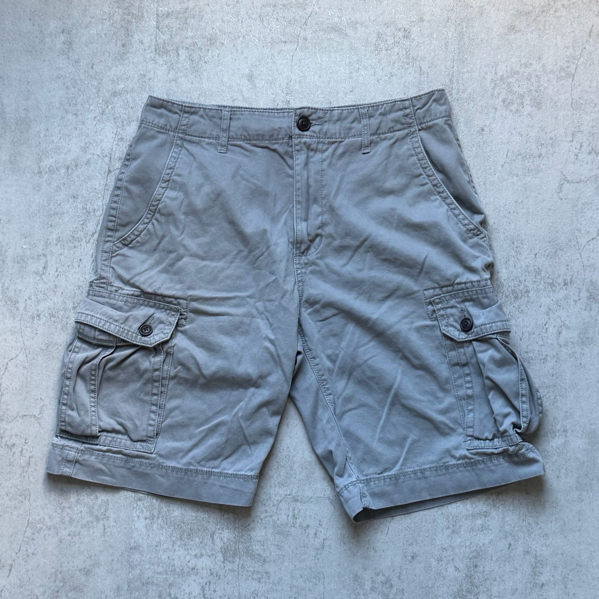Arizona Jean Company Cargo Shorts Size 30 Gray Cotton 3