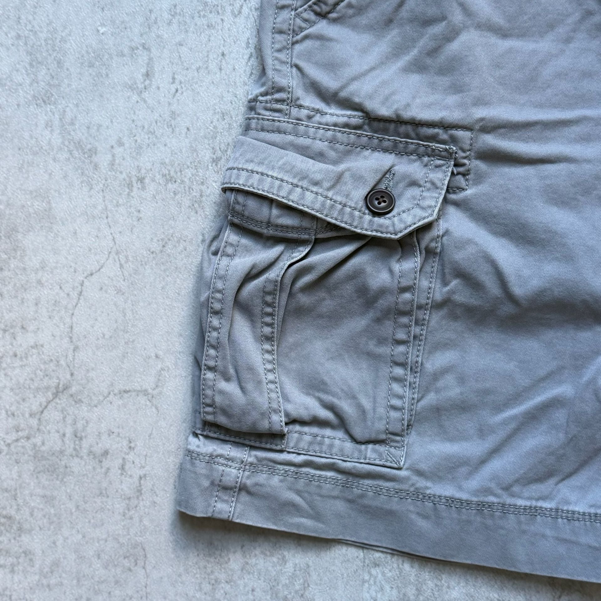 Arizona Jean Company Cargo Shorts Size 30 Gray Cotton 4