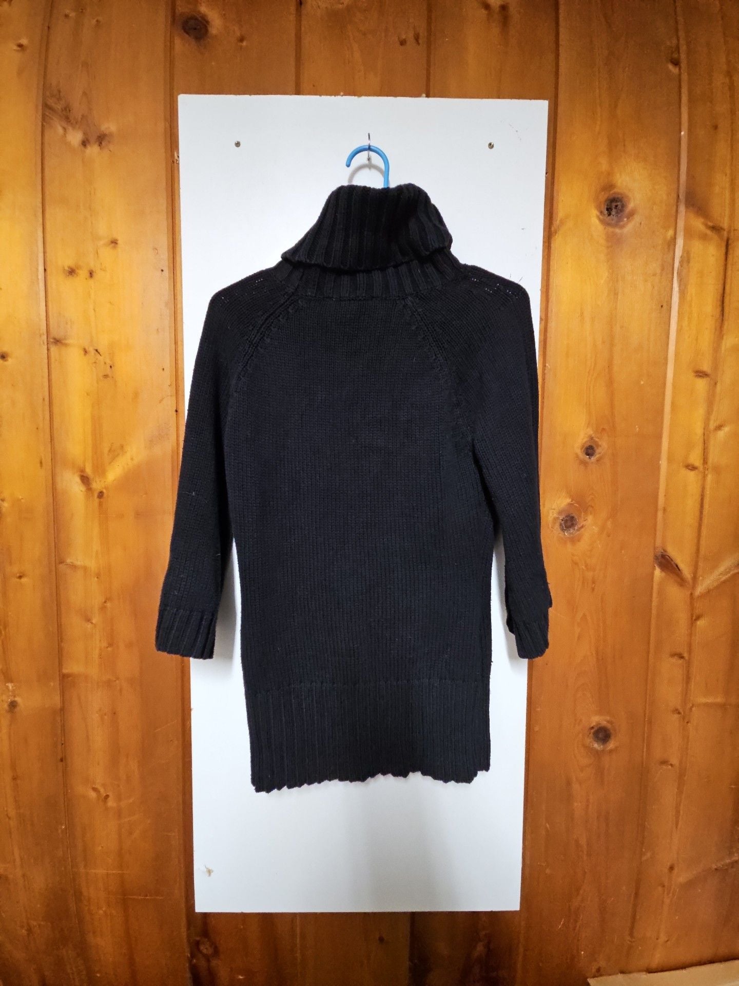 (546) White House Black Market Turtleneck Sweater Size S Black 3