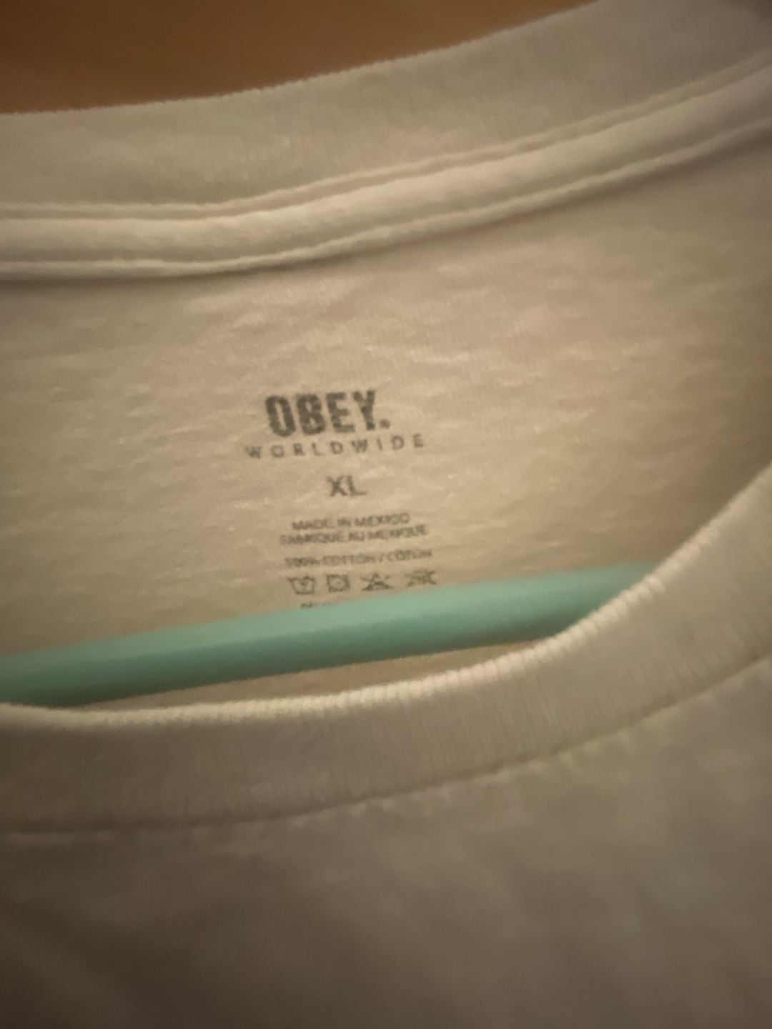 Obey Graffity T-Shirt Size XL White Worldwide Locations 4