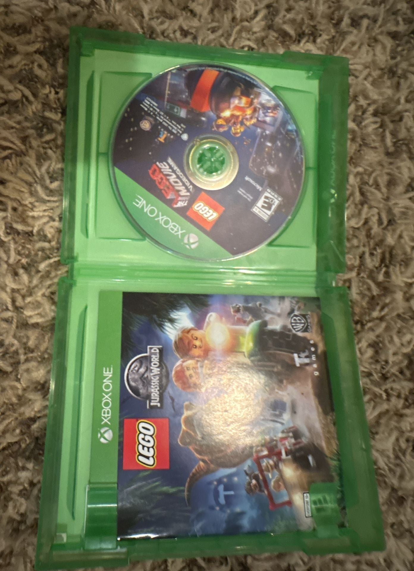 LEGO Xbox One Video Games Lot of 3 Marvel Super Heroes Movie Jurassic World 7