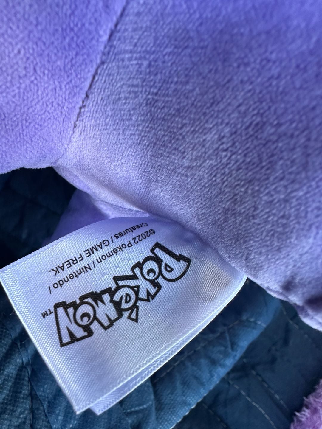 Pokemon Gengar Plush Backpack Purple Stuffed Toy 3